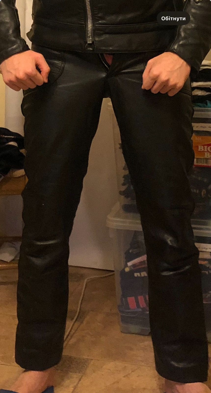 Genuine Leather Vintage 70s Lewis Leathers Real Hide Aviakit Pants Size US 32 / EU 48 - 25 Thumbnail