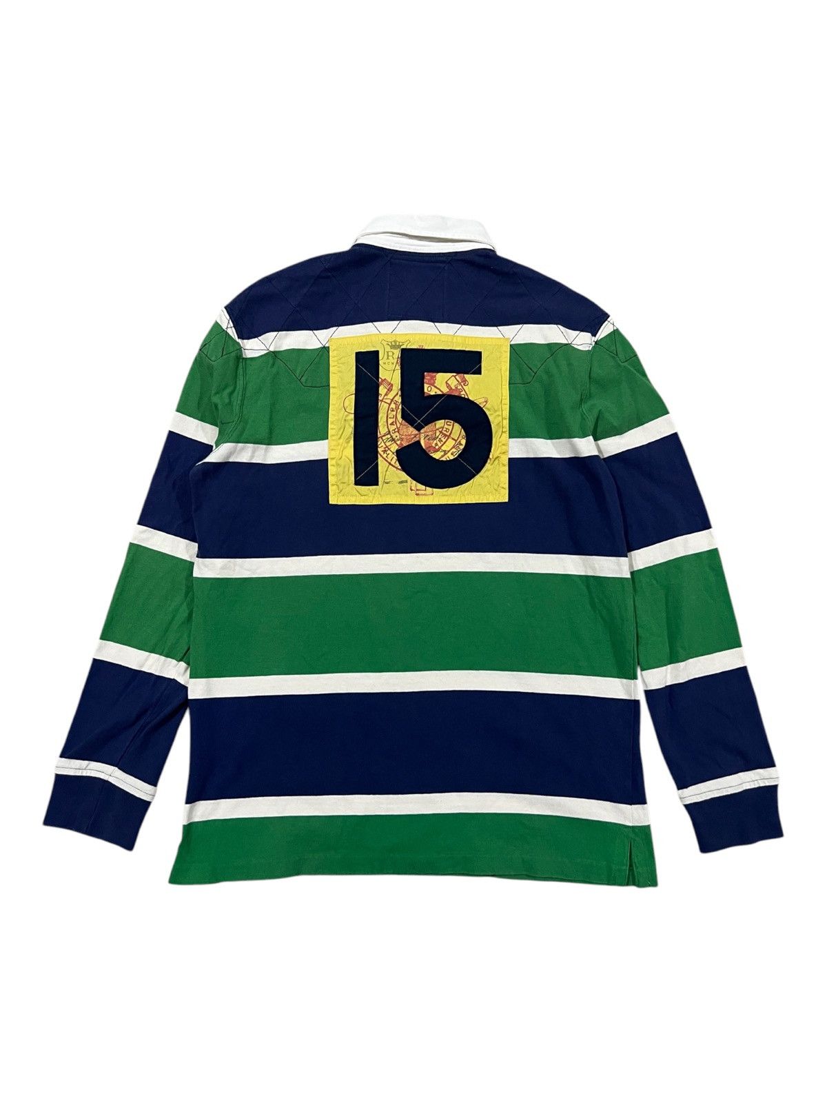 Polo Ralph Lauren Y2K Polo Ralph Lauren PRL FC Classic Fit Striped Rugby Shirt Size US M / EU 48-50 / 2 - 4 Thumbnail