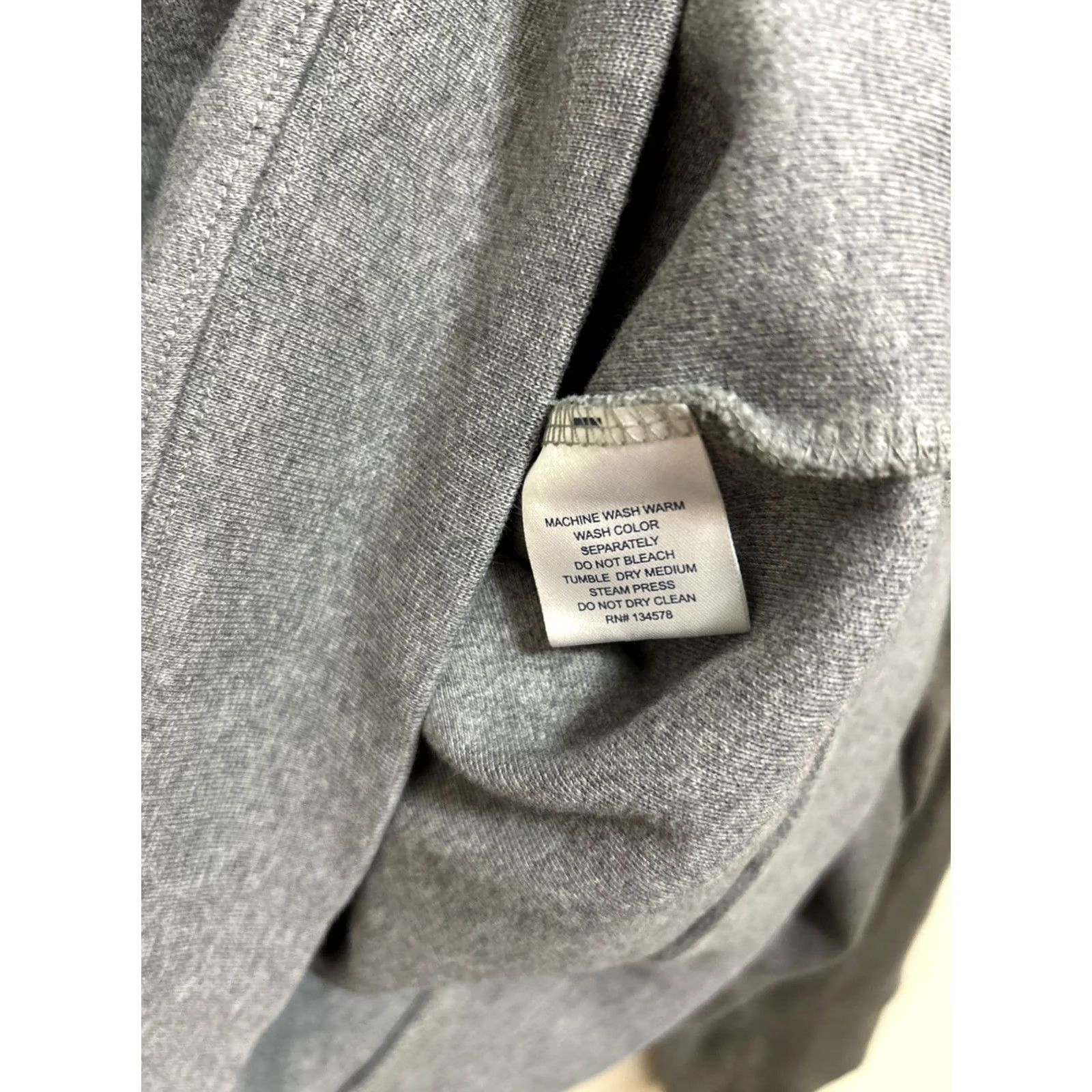 Vineyard Vines Vineyard Vines Mens Sweater Gray 1/4 Zip Pullover Large L Cotton Jersey Collared Long Sleeve Knit Pullover Mens Regular Fit Size US L / EU 52-54 / 3 - 6 Thumbnail