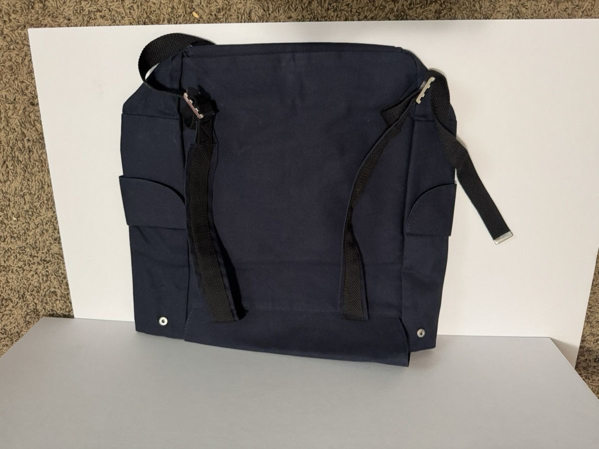 Jean Paul Gaultier Jean Paul Gaultier New Blue canvas Bag Stripes + Silver Logo Size ONE SIZE - 4 Thumbnail