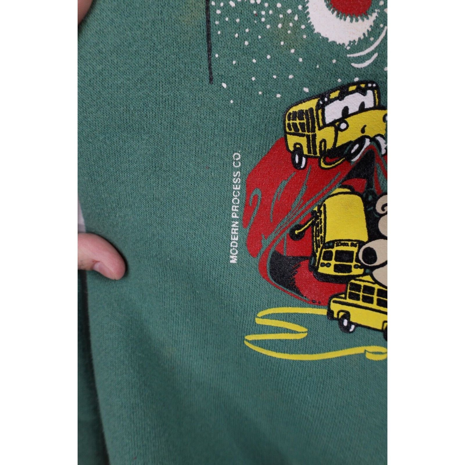 Vintage Vintage 90s Streetwear Faded Christmas Santa Sweatshirt Size US L / EU 52-54 / 3 - 7 Thumbnail