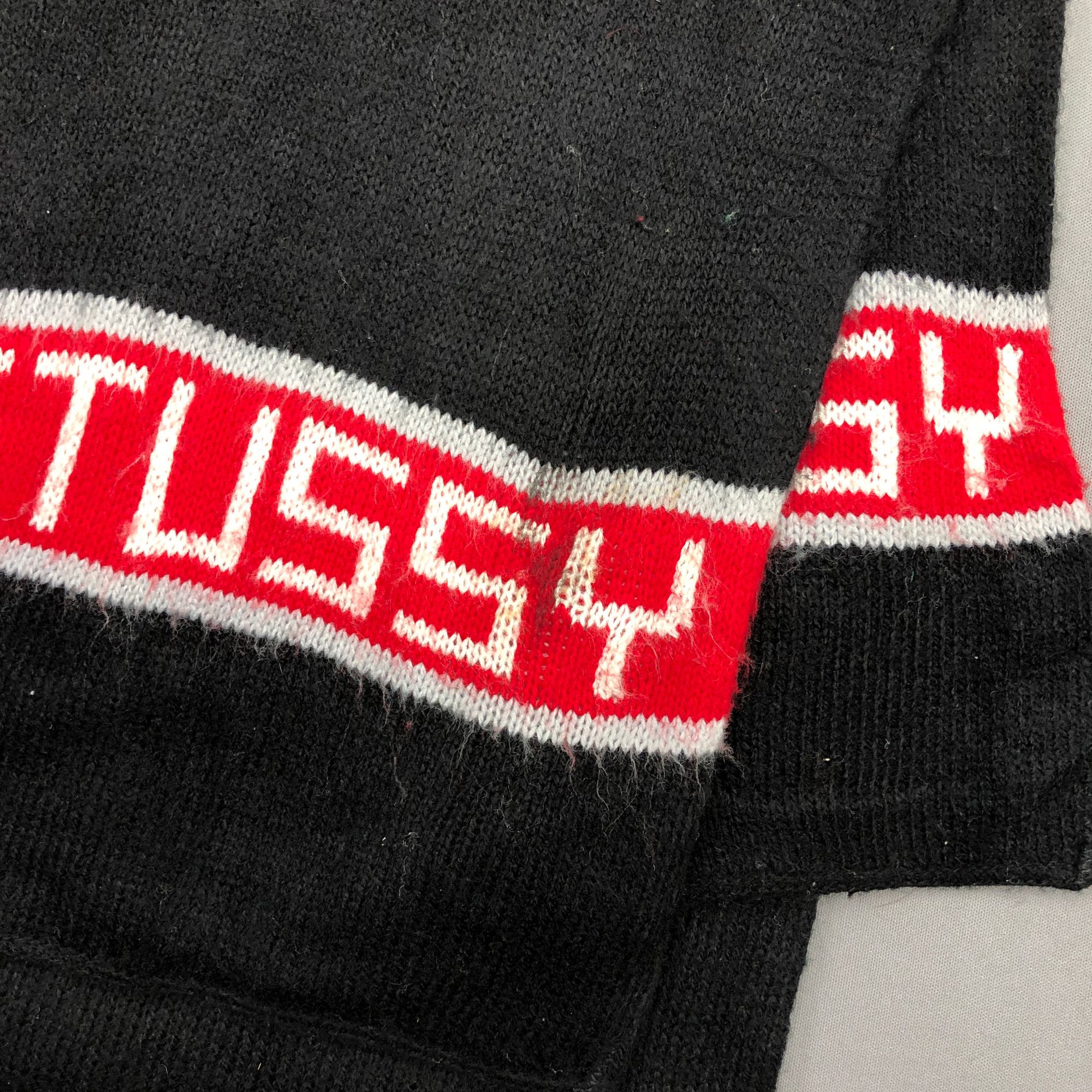 Stussy Vintage Stussy Scarf Muffler Wool Cashmere Scarves Size ONE SIZE - 4 Thumbnail