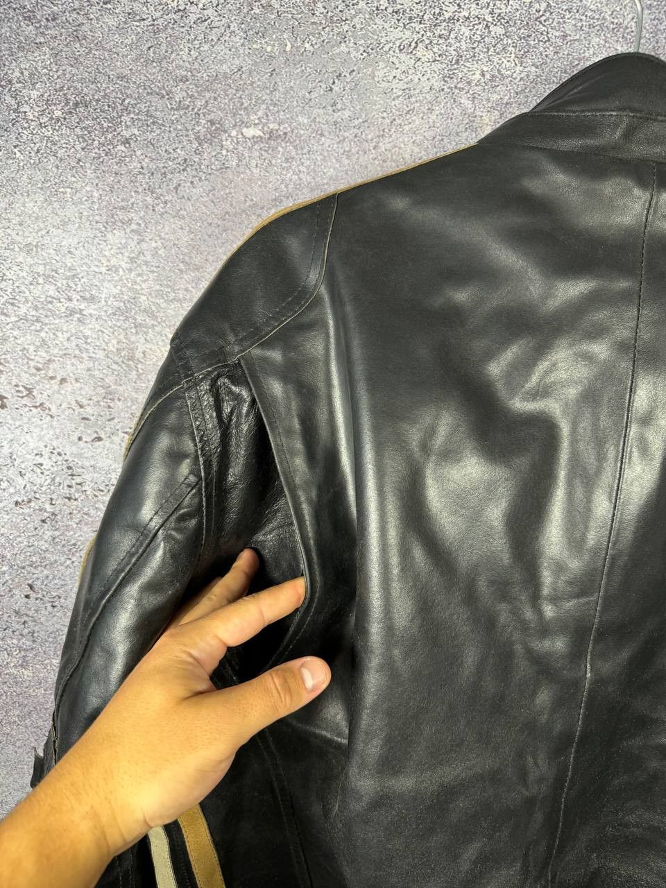 Leather SUPERIOR Leather Motorcycle Lacket 2XL Dainese Alpinestar Size US XXL / EU 58 / 5 - 19 Thumbnail
