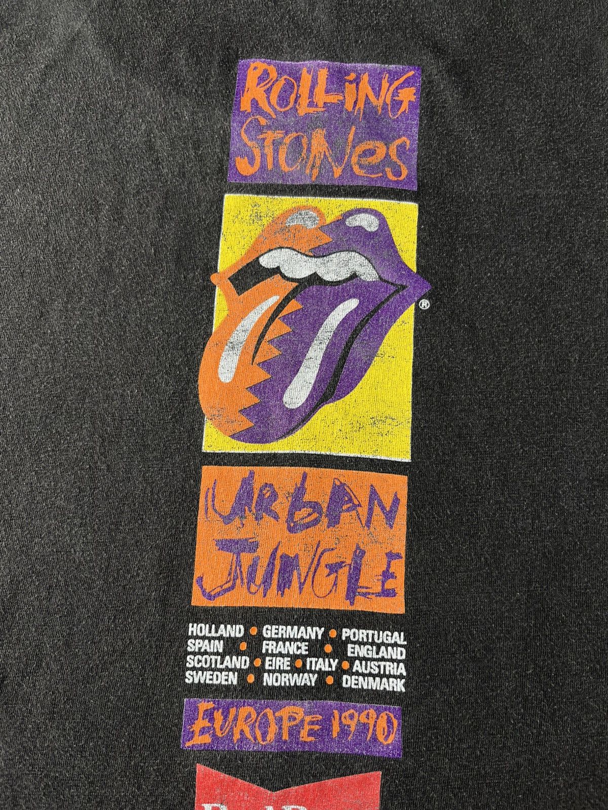The Rolling Stones The Rolling Stones Urban Jungle 1990 Tour Tee XL Fade Size US XL / EU 56 / 4 - 15 Thumbnail