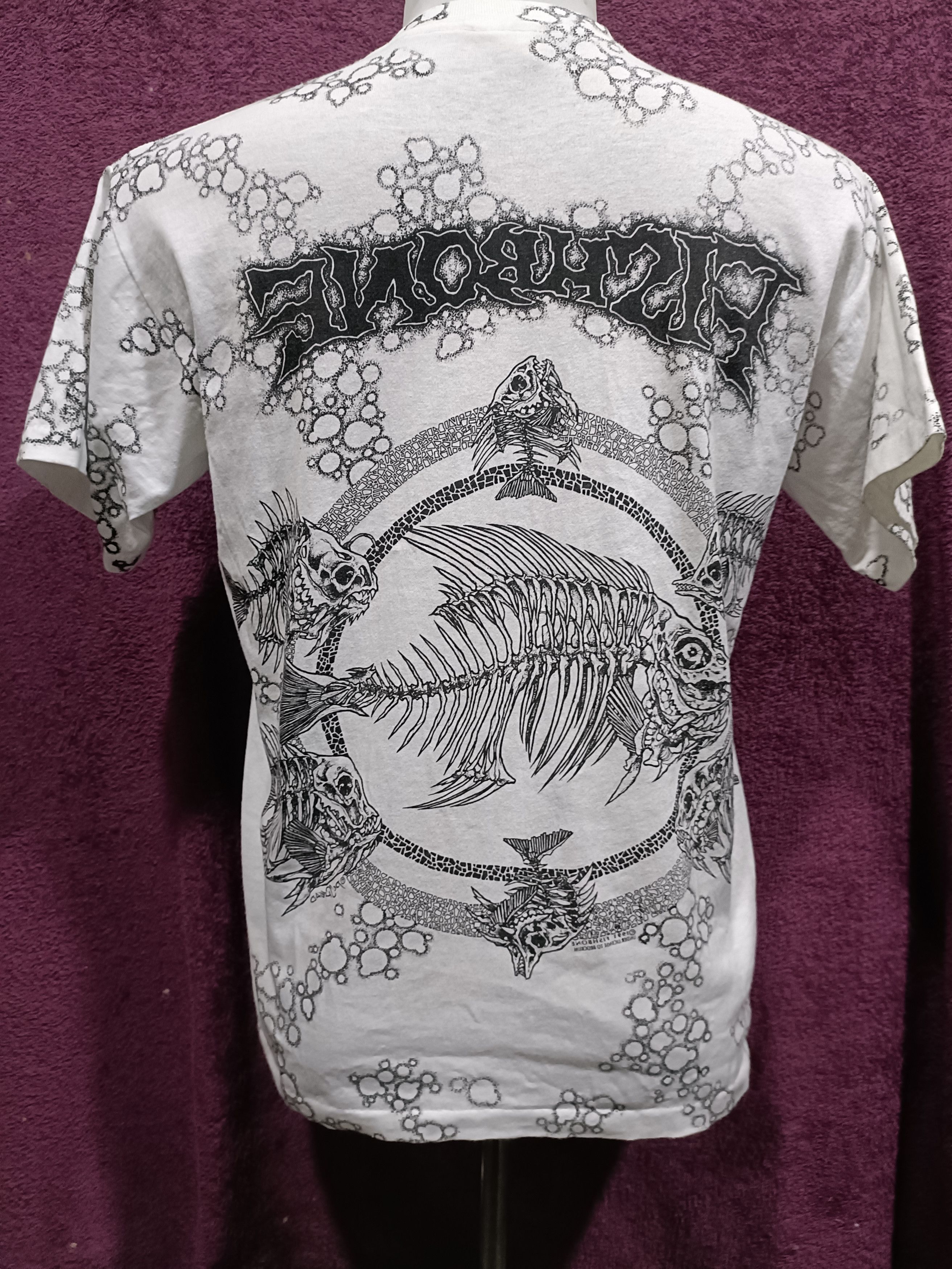 Vintage Vintage 90s FISHBONE PUSHEAD ALLOVER PRINT Size US L / EU 52-54 / 3 - 7 Thumbnail