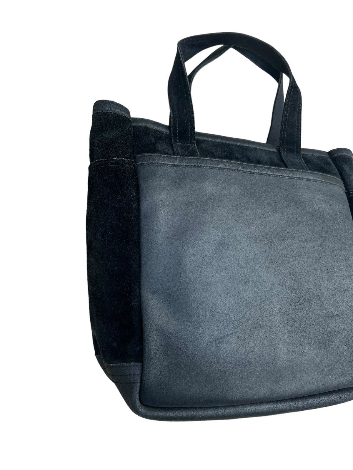 Leather Porter Yoshida Japan Black Suede Leather Tote Bag Size ONE SIZE - 11 Thumbnail