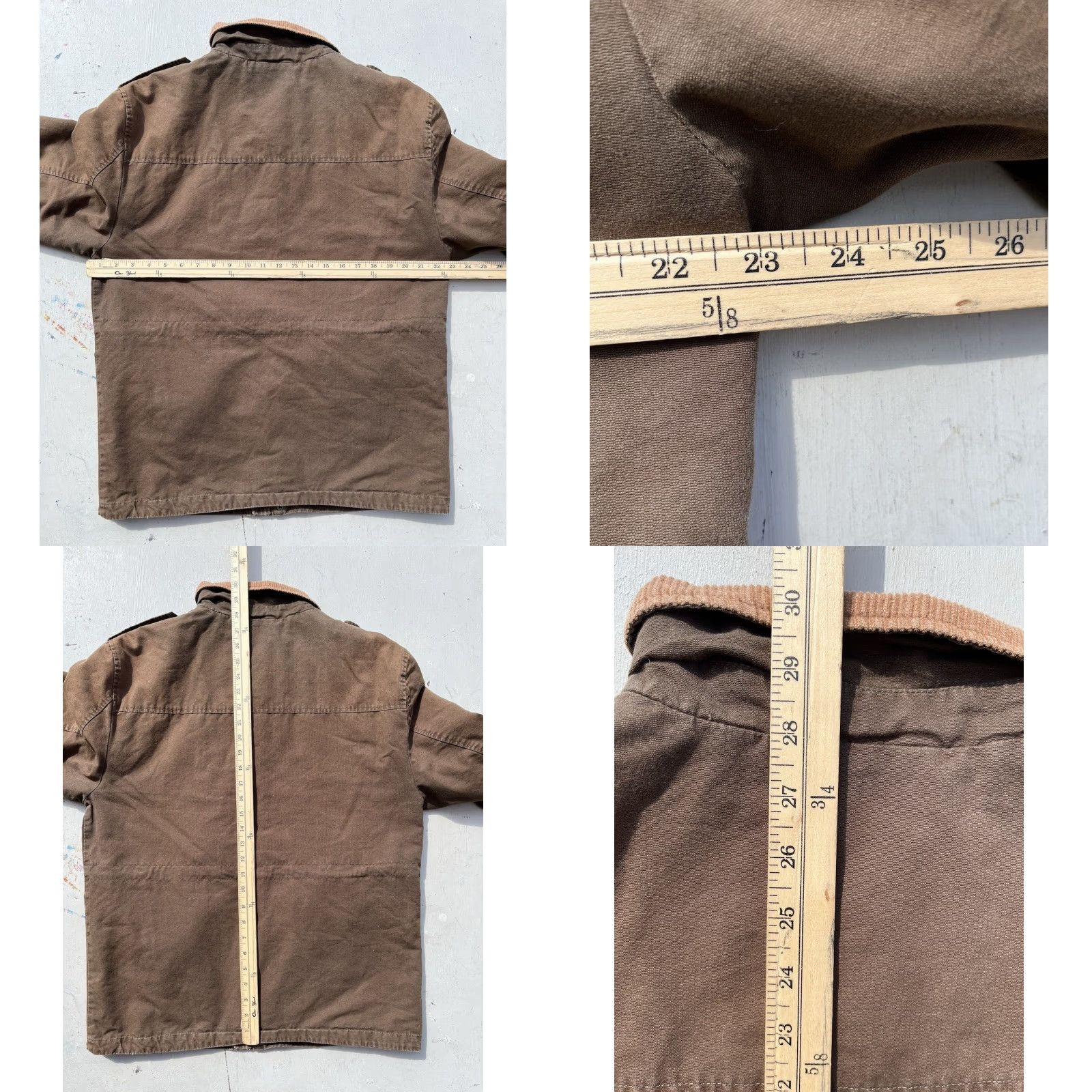 Dockers DOCKERS Jacket Beige Brown Solid XL Chore Utility Aviator Barn Workwear 90s Mens Jacket Size US XL / EU 56 / 4 - 9 Thumbnail