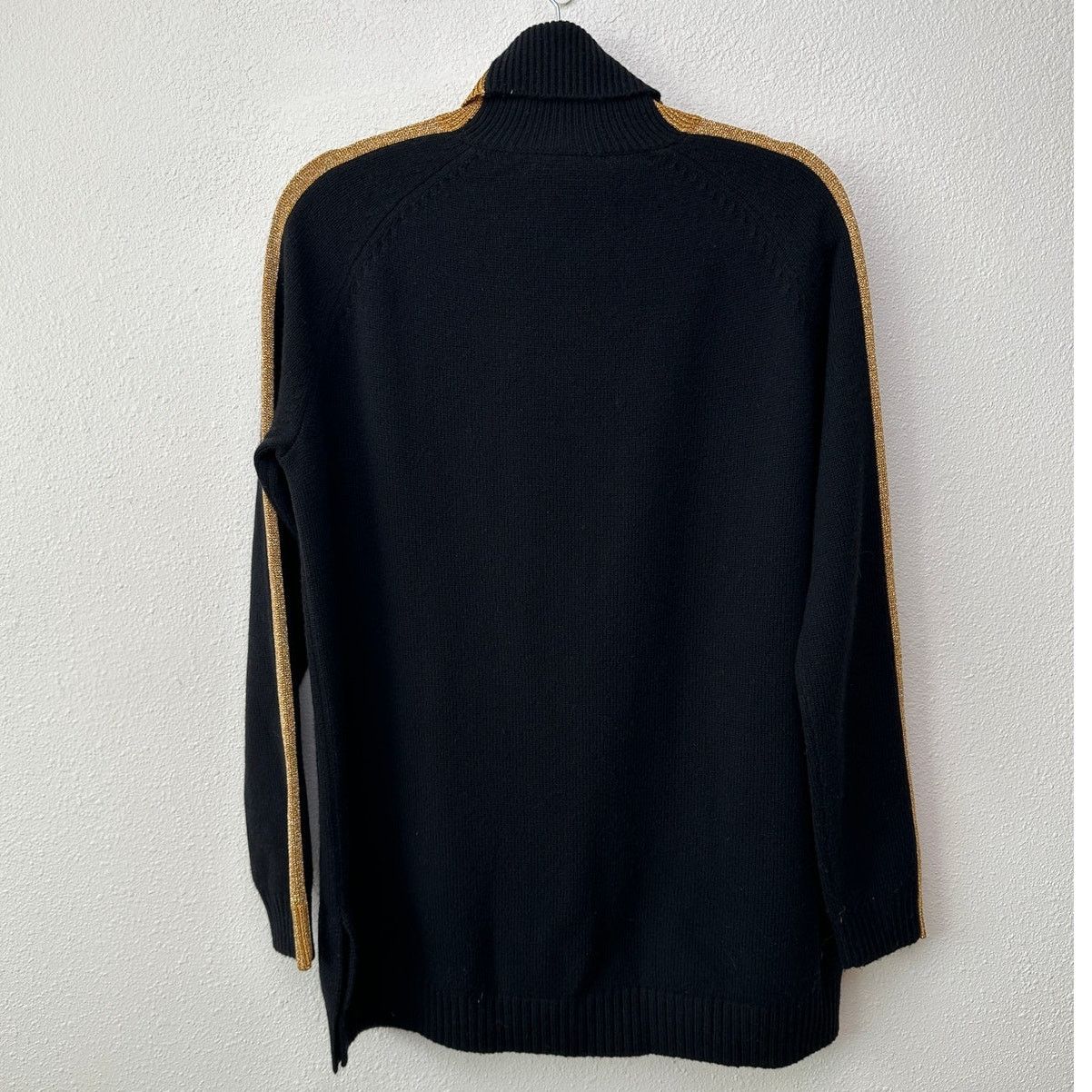Bella Freud NWT Bella Freud Billie Jean Gold Stripe Turtleneck Sweater M Size M / US 6-8 / IT 42-44 - 12 Thumbnail
