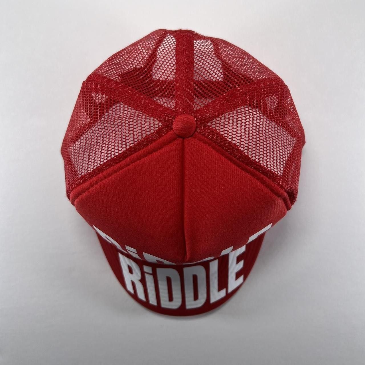 Antony Riddle Antony Riddle Double Print Red Hat Size ONE SIZE - 3 Thumbnail