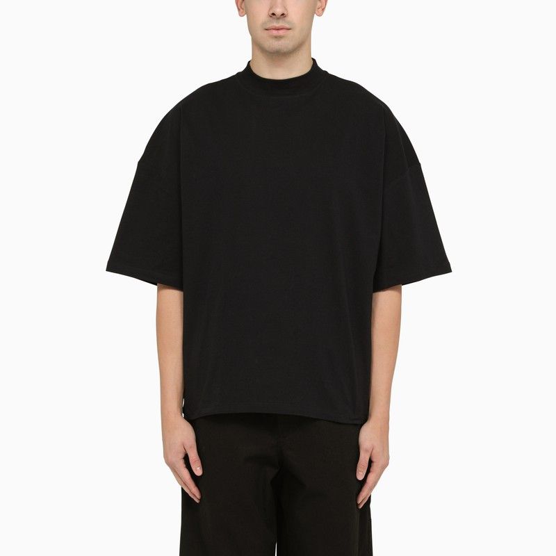 image of Jil Sander Wide Dark Blue Crew-Neck T-Shirt, Men's (Size Small)