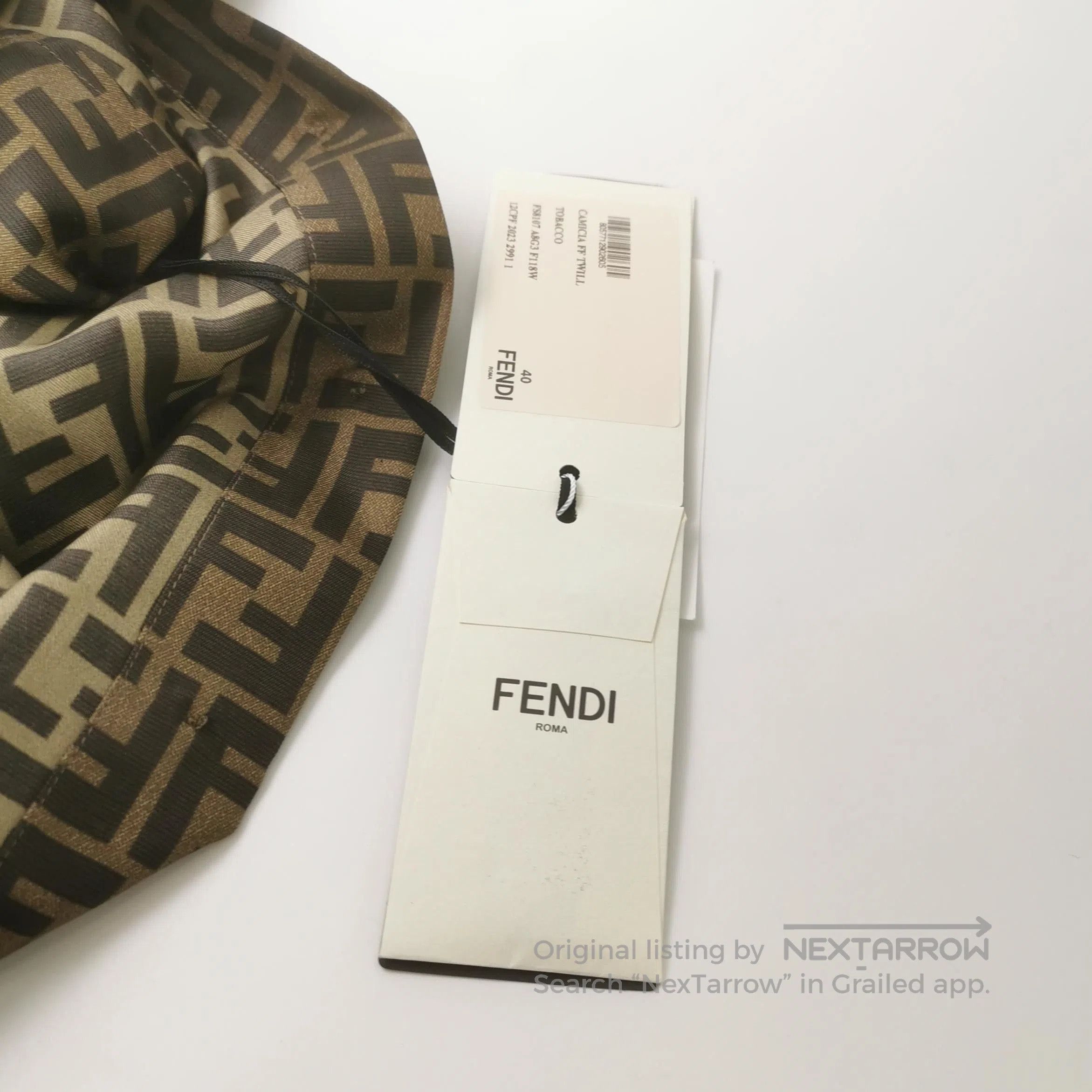 Fendi Kids Cotton Double F Logo Dress.