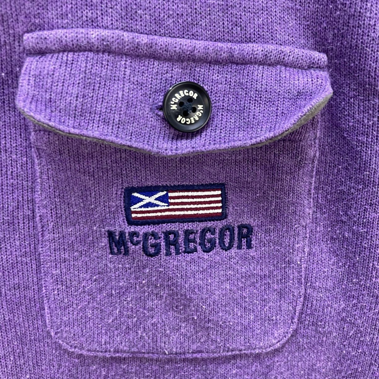 McGregor 💥Vintage Mc Gregor Half Button Single Pocket Pullover Size US M / EU 48-50 / 2 - 6 Thumbnail