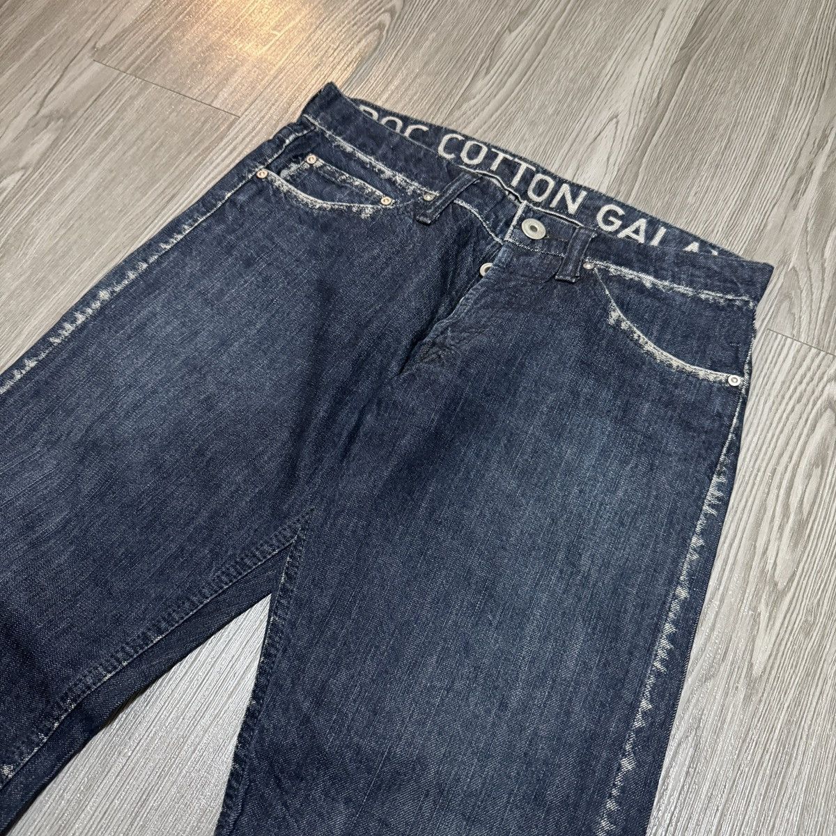 Issey Miyake Issey Miyake A-Poc Cotton Galaxy Denim Pants Size US 29 - 3 Thumbnail