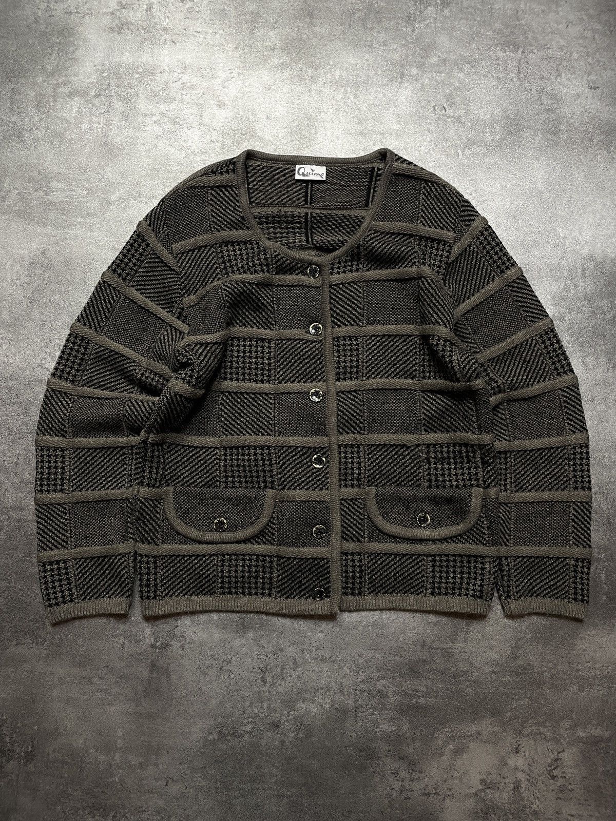 Coogi 🔥RARE🔥Vintage 90s Wool Coogi Cardigan Thick Cozy Knitwear Size M / US 6-8 / IT 42-44 - 1 Thumbnail