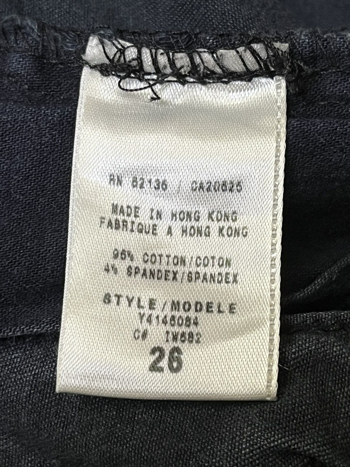 Guess SICK🔥GUESS PUNK GOTHIC BONDAGE MULTIPOCKET STRETCH JEANS Size US 28 / EU 44 - 18 Thumbnail