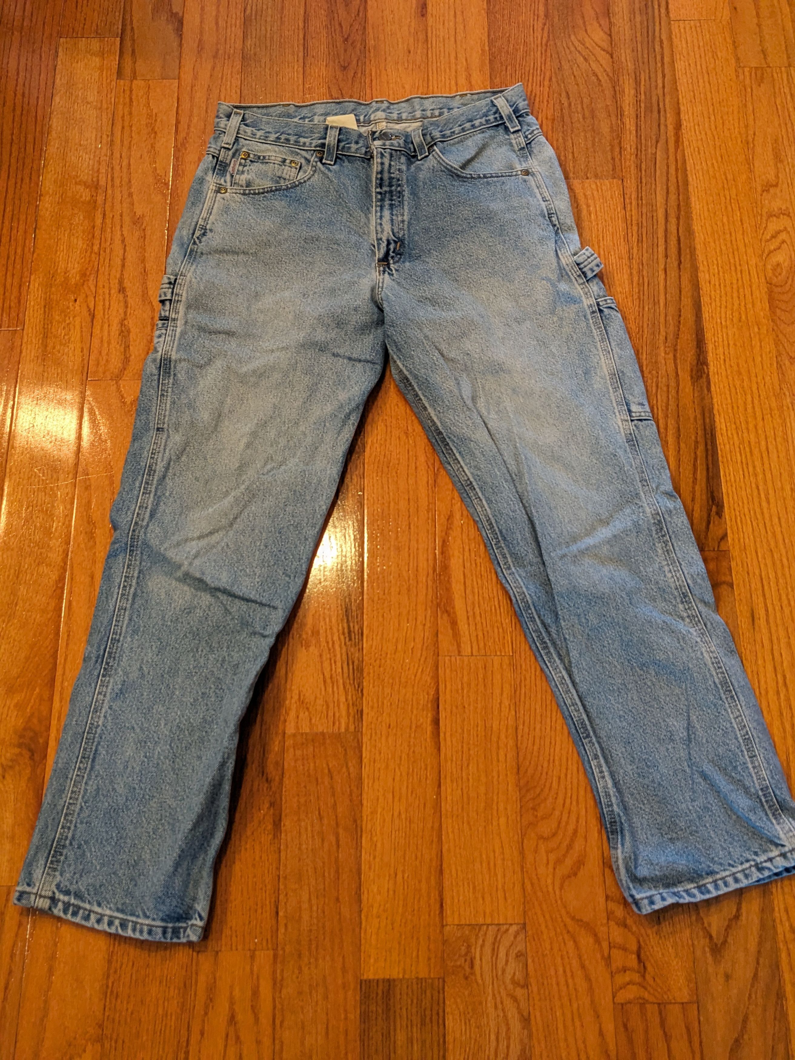 Carhartt Vintage Carhartt 33x30 Relaxed Fit Blue Denim Jeans Size US 33 - 5 Thumbnail