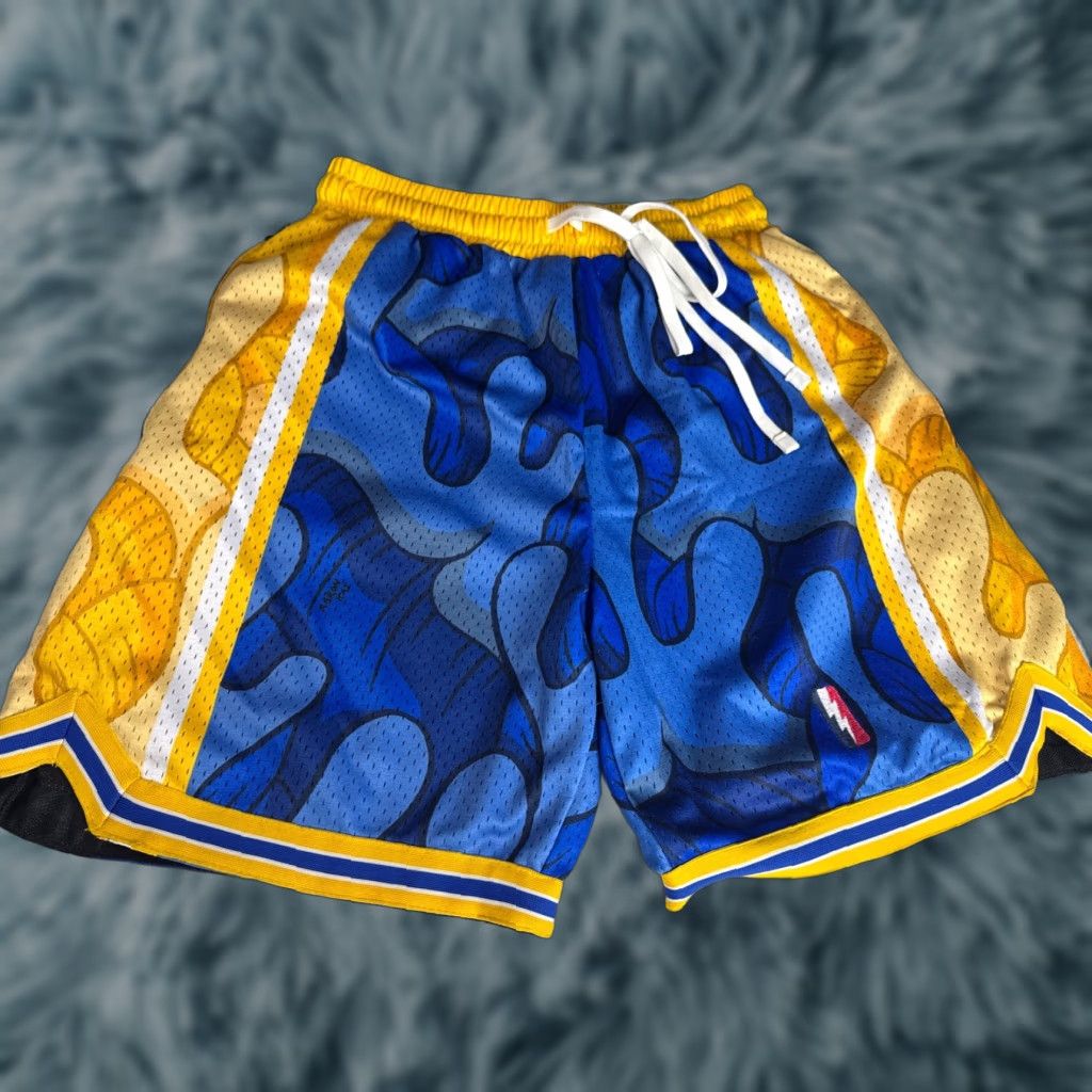 Vintage Collect & Select Aaron Kai Authentic Basketball Shorts Warriors Sz Small S Mens Size US 29 - 1 Thumbnail