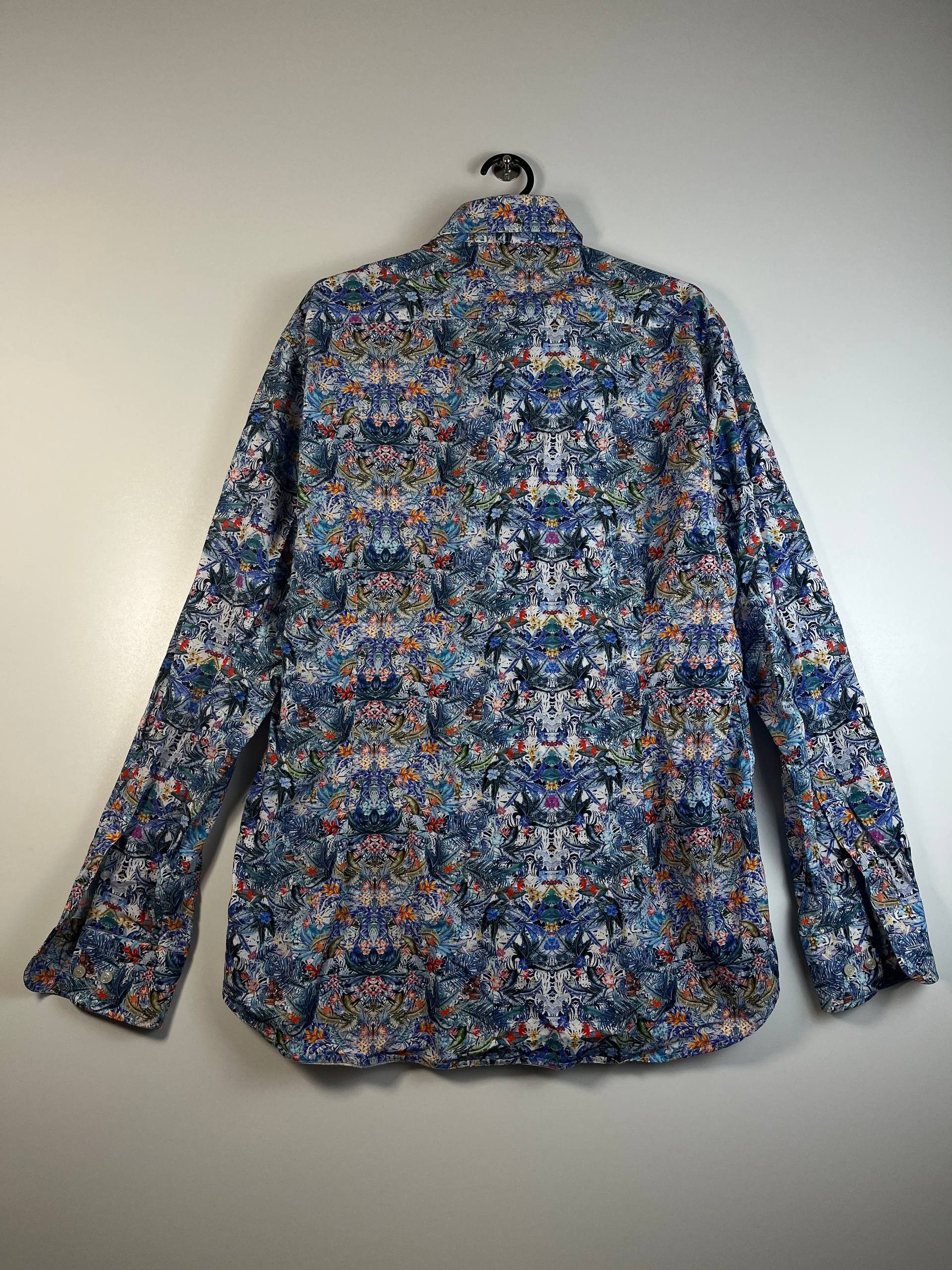 Paul & Shark PAUL & SHARK YACHTING SHIRT LONG SLEEVE FLORAL PRINT SIZE L Size US L / EU 52-54 / 3 - 4 Thumbnail