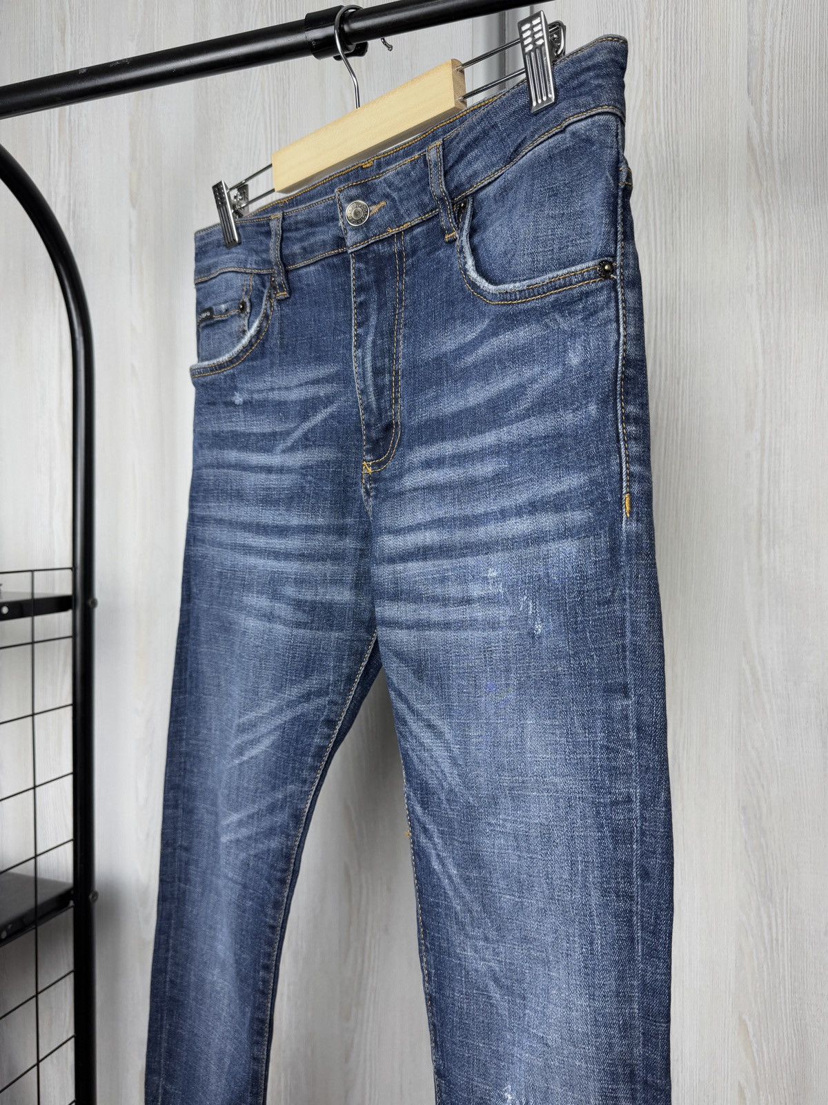 Dolce & Gabbana Dolce & Gabbana blue slim faded denim jeans pants Size US 30 / EU 46 - 6 Thumbnail