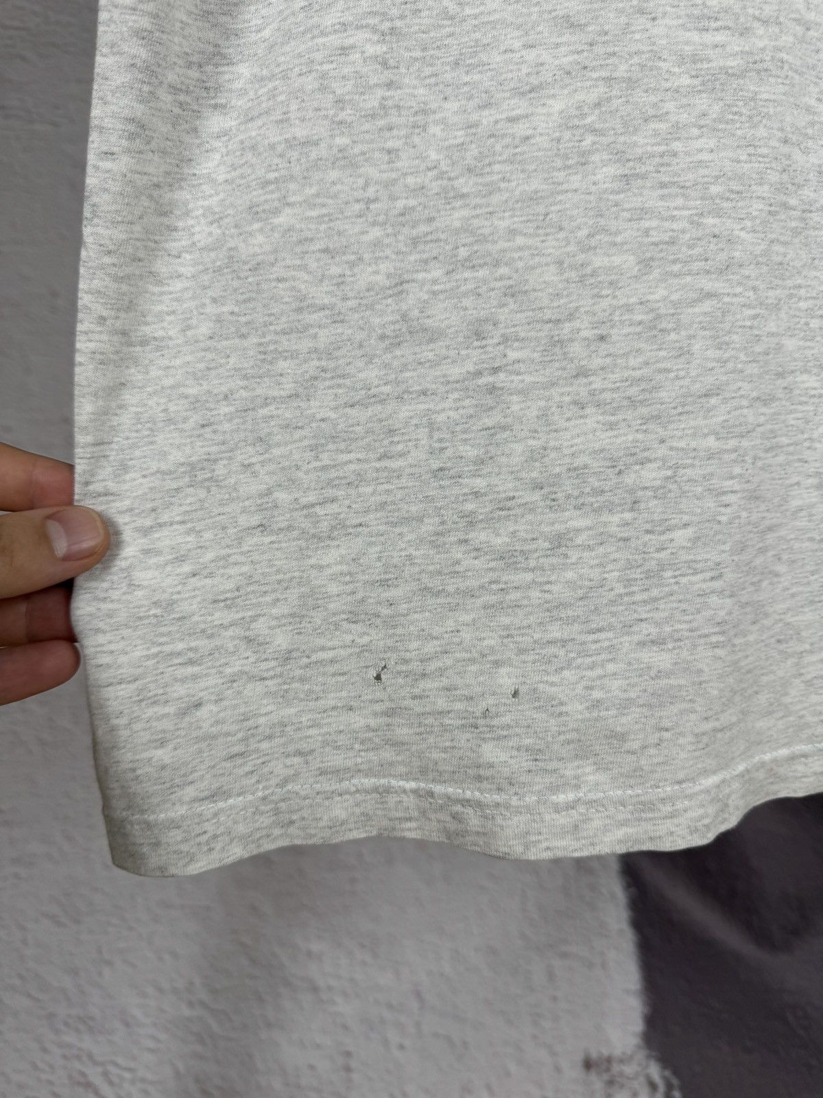 Boy London Hanes Boy London Vintage 90s grey big logo tee shirt Size US XL / EU 56 / 4 - 11 Thumbnail