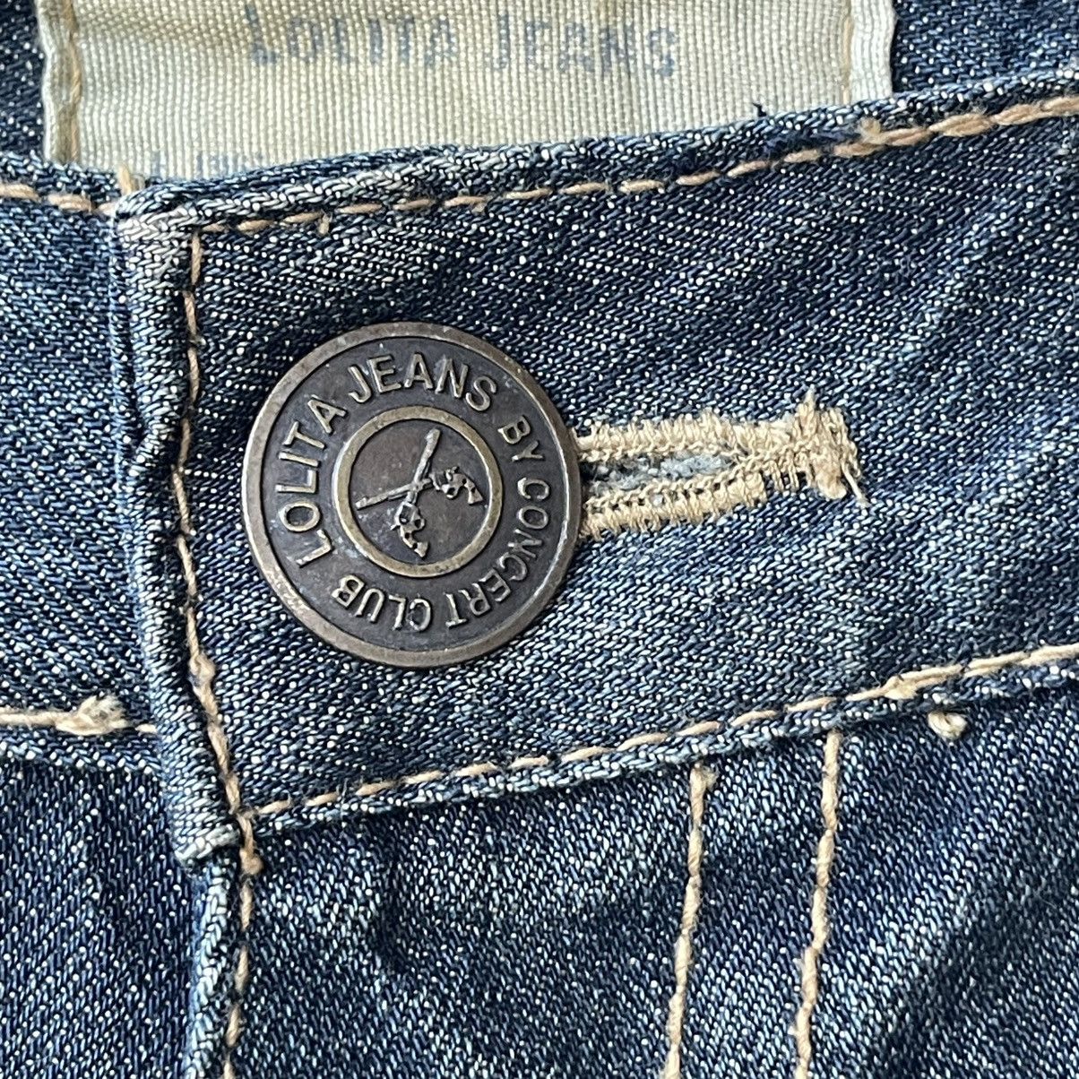 Lolita Jeans Archival Lolita Jeans Fleur-de-lis Suede Patchwork Denim Size US 30 / EU 46 - 8 Thumbnail
