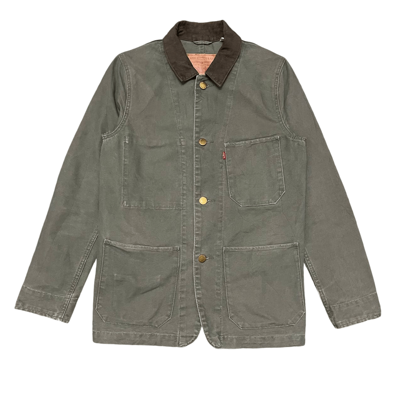 Vintage Levis Canvas Chore Jacket Gold Button