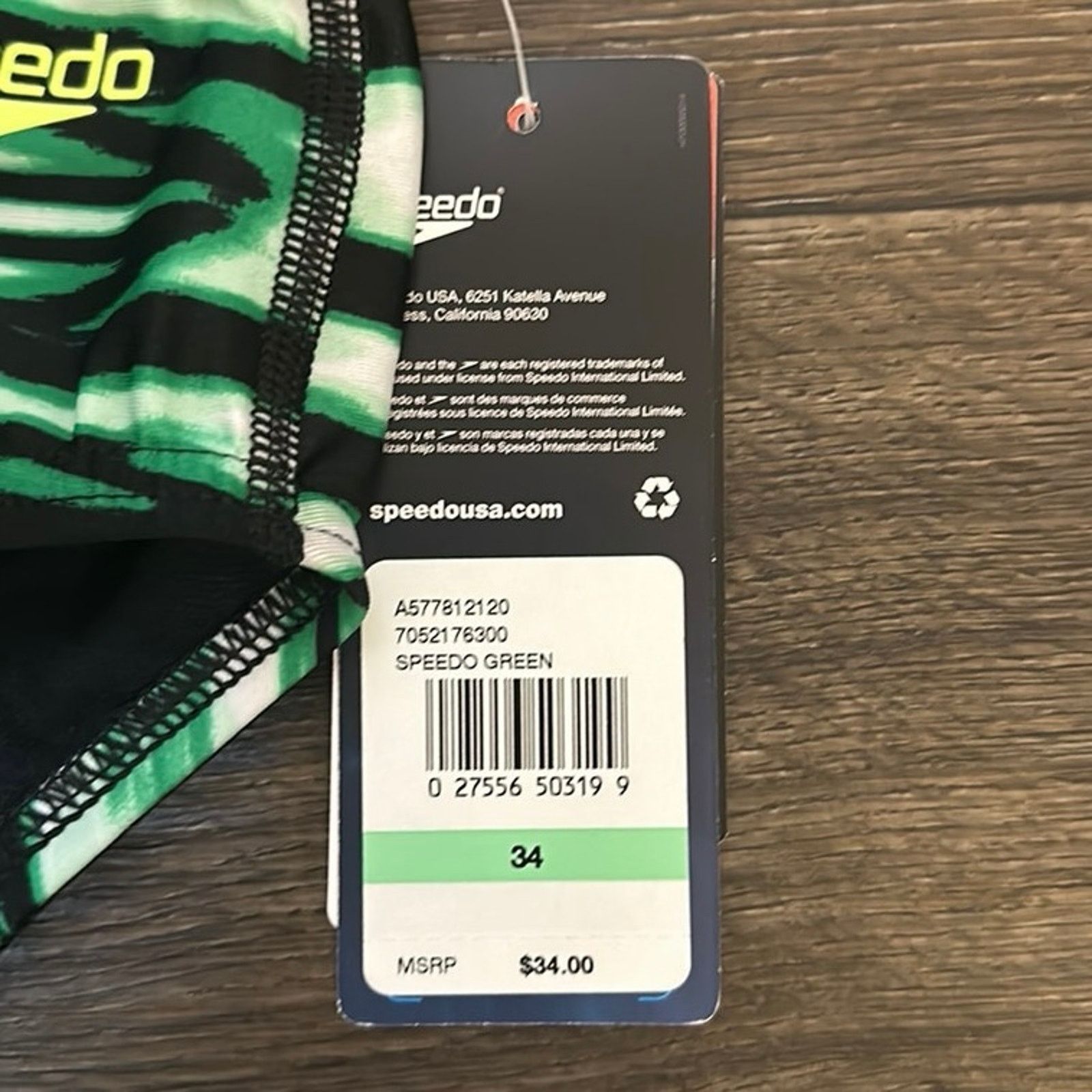 Speedo Speedo Swim Briefs Size US 34 / EU 50 - 2 Thumbnail