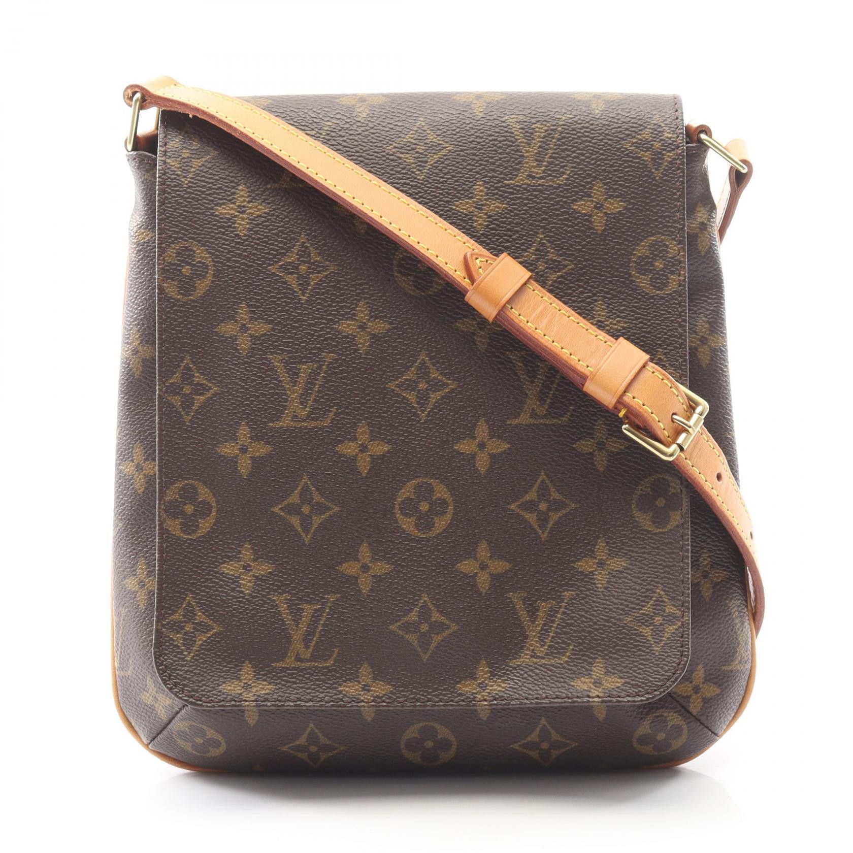 Louis Vuitton Louis Vuitton Louis Vuitton Musette Salsa Monogram PVC Coated Canvas Leather Shoulder Bag Textile Shoulder Bag M51258 DUTY FREE for USA Size ONE SIZE - 1 Thumbnail