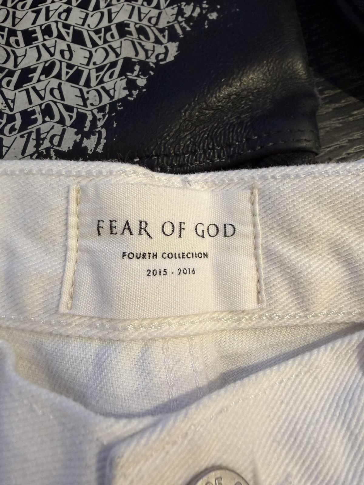 Fear of God Fear of God 2015-2016 White Denim Size US 31 - 4 Thumbnail