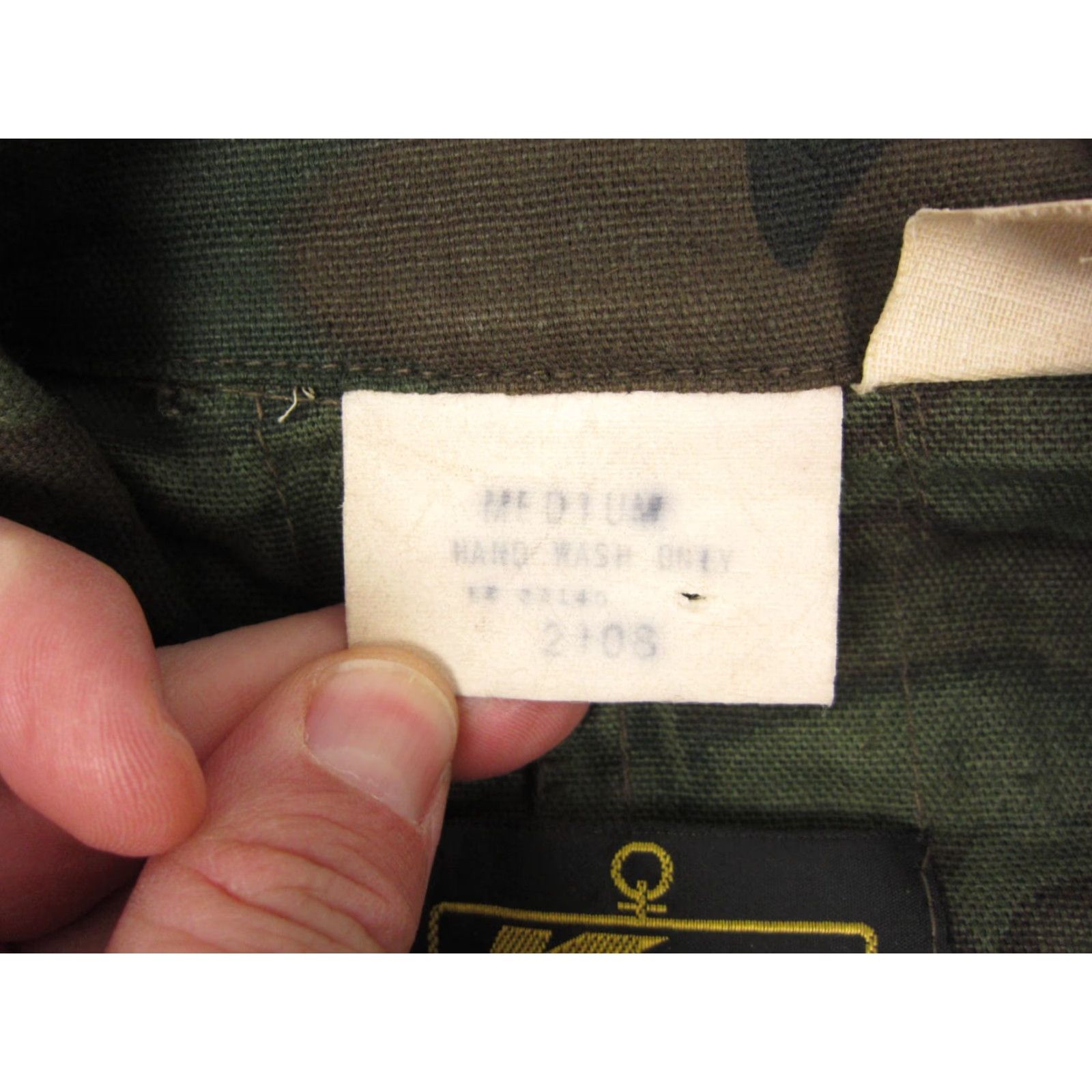 Vintage VINTAGE K-mart Shirt Camouflage Canvas Button-Up 90s Outdoor Mens M Green Cotton Canvas Button-Down Collar Shirt Size US M / EU 48-50 / 2 - 5 Thumbnail