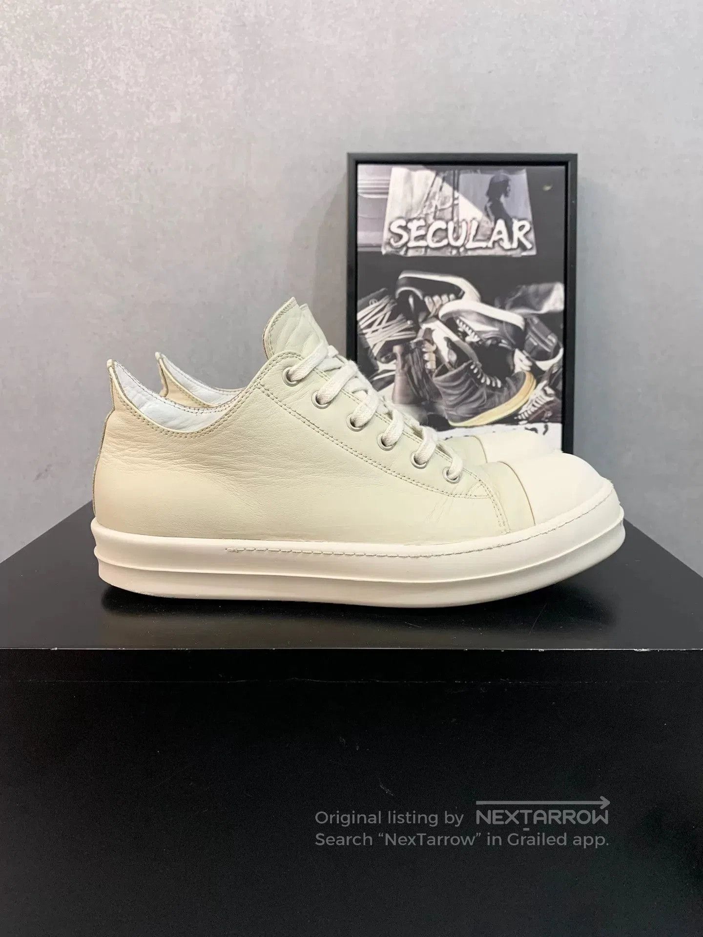 Rick Owens Rick Owens Main Line Leather Low. Size US 8 / EU 41 - 2 Thumbnail