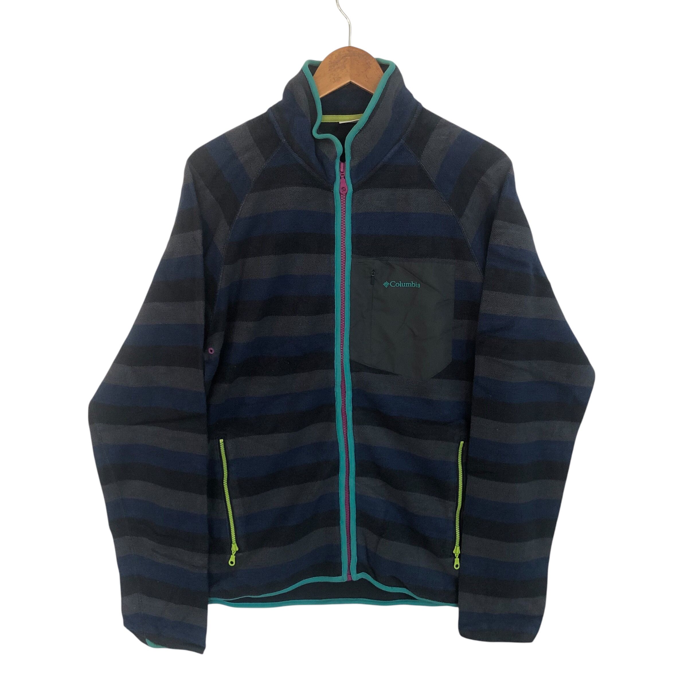 Columbia Columbia Sweater Stripe Rare Jumper Medium Size US M / EU 48-50 / 2 - 1 Thumbnail
