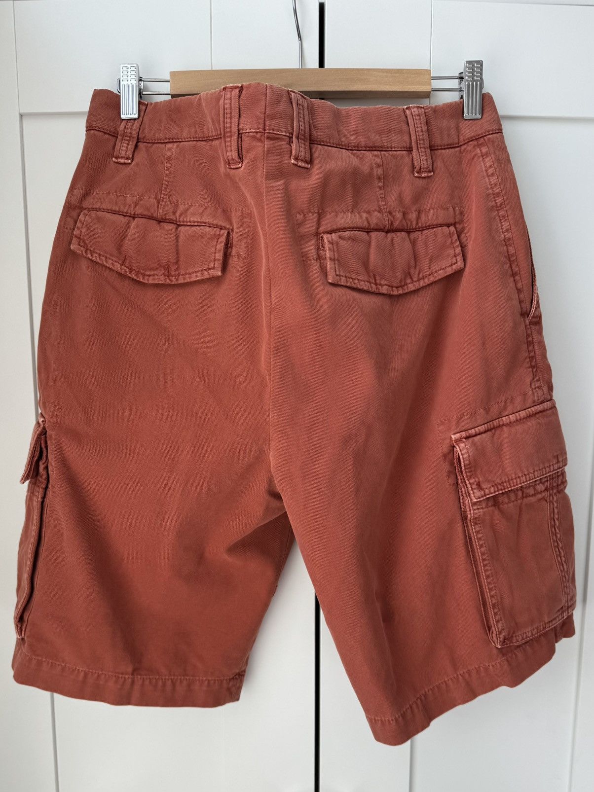 Brunello Cucinelli Brunello cucinelli burnt orange cargo shorts Size US 34 / EU 50 - 5 Thumbnail