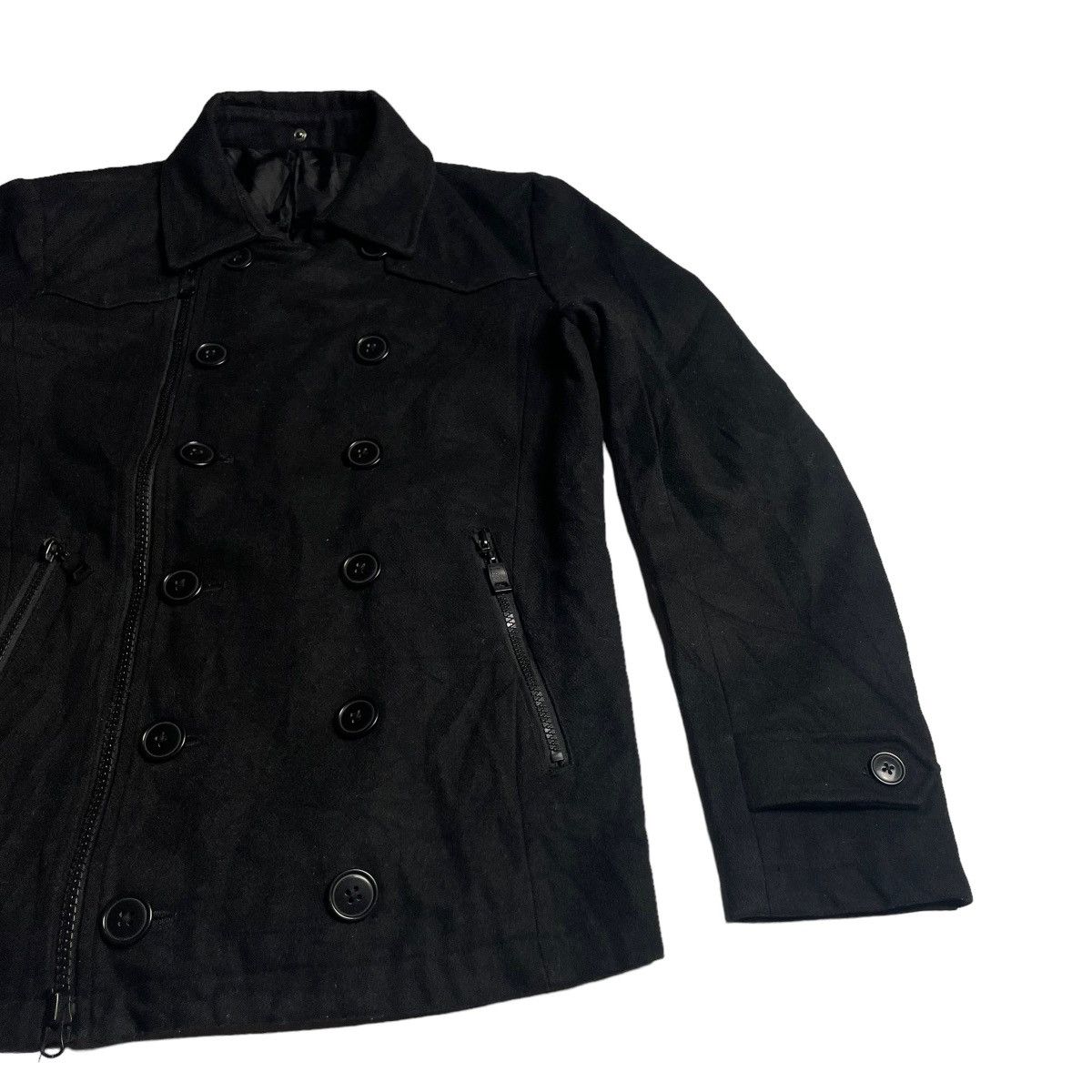 semanticdesign 🇯🇵 VINTAGE SEMANTIC DESIGN WOOL PUNK GOTHIC JACKET Size US M / EU 48-50 / 2 - 4 Thumbnail