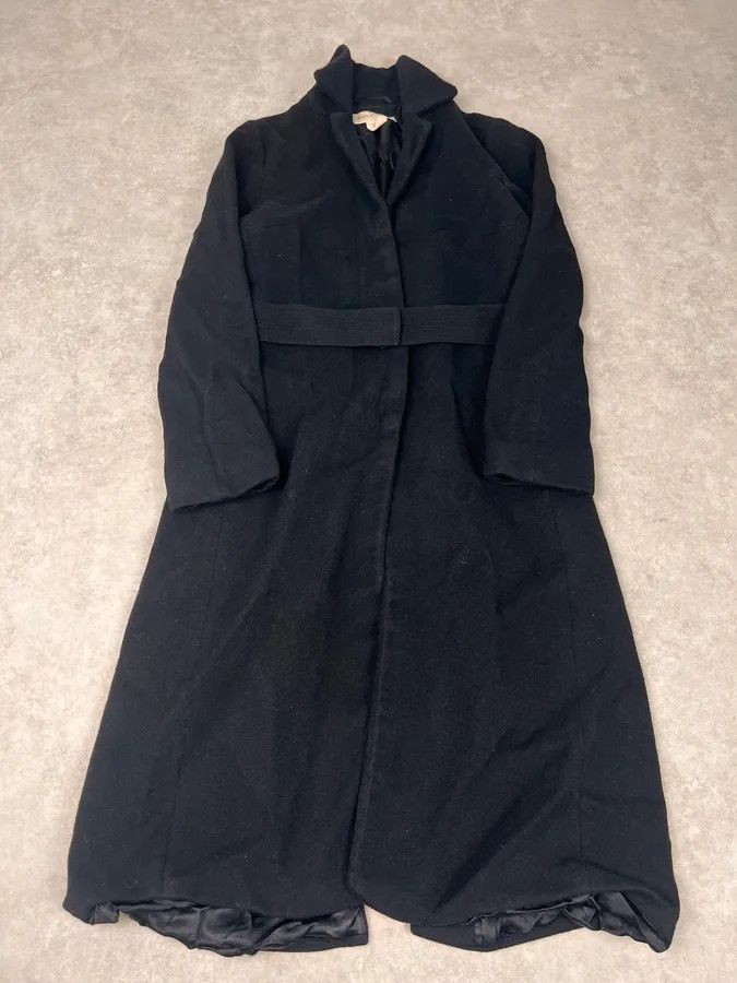 Dries Van Noten Dries Van Noten Black Classy Wool Trench Coat Size S / US 4 / IT 40 - 3 Thumbnail