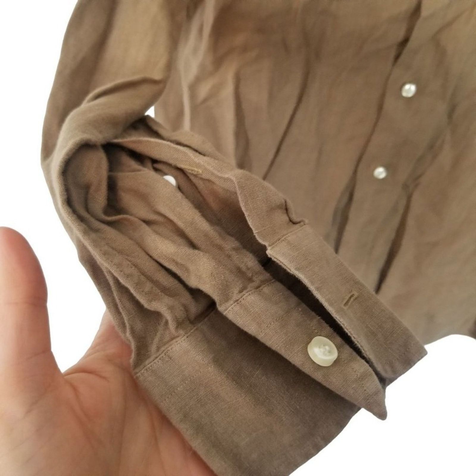 Zara ZARA Mens Linen Shirt Size XL Classic Minimalist Breathable Size US XL / EU 56 / 4 - 4 Thumbnail