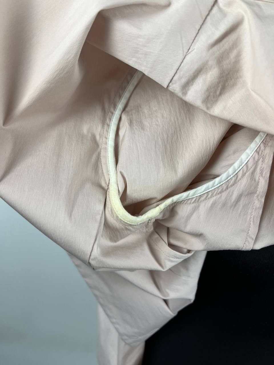 Jil Sander JIL SANDER Beige-Pink Cotton Minimalist Blazer Jacket Size XS / US 0-2 / IT 36-38 - 10 Thumbnail