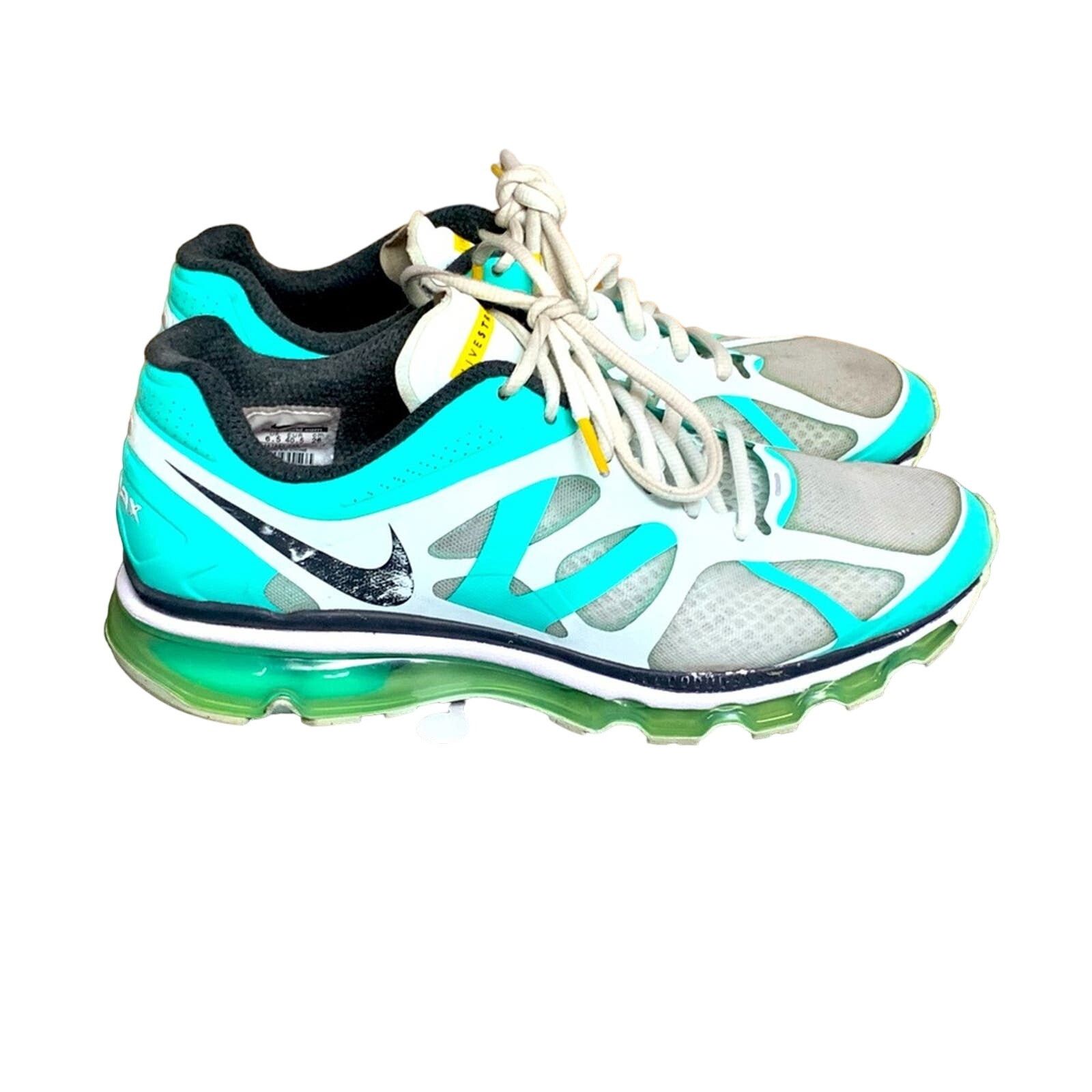 Nike Nike Womens Shoes Air Max Livestrong Turquoise 487992-348 Size US 9 / IT 39 - 2 Thumbnail