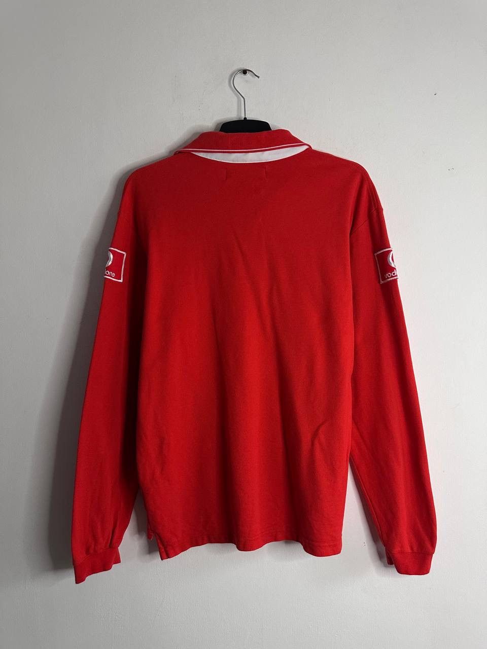 Ferrari Fila Ferrari Vodafone Shell Vintage F1 Team Polo Long Sleeve Size US XL / EU 56 / 4 - 11 Thumbnail