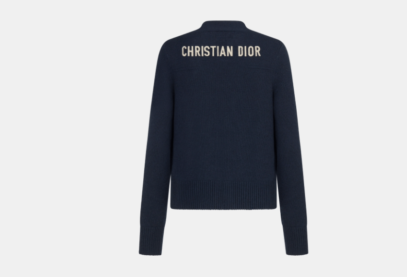 Dior o1w1db10525 144G54 Button Cardigan in Blue Size XS / US 0-2 / IT 36-38 - 2 Thumbnail
