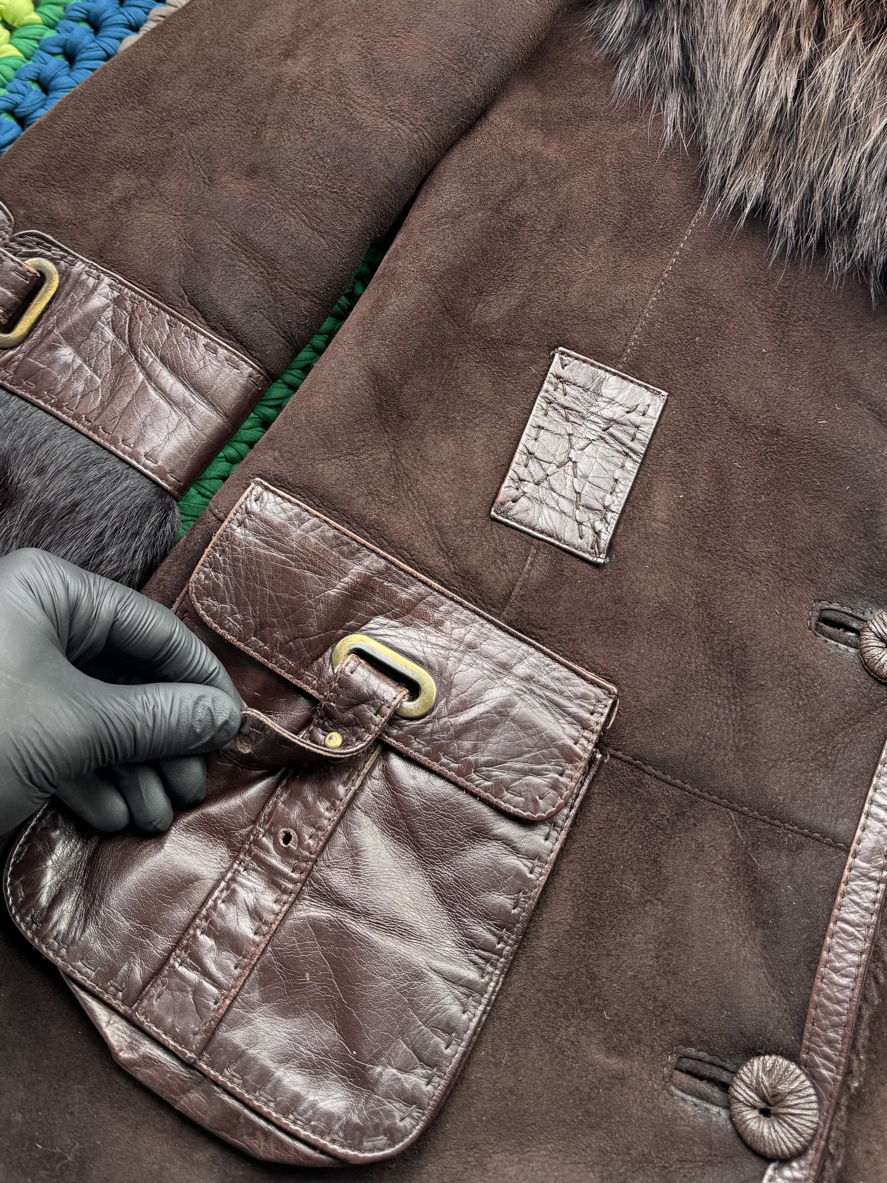 Hysteric Glamour Vintage Real Sheepskin Jacket With Real Fur Details D15V276) Size S / US 4 / IT 40 - 5 Thumbnail