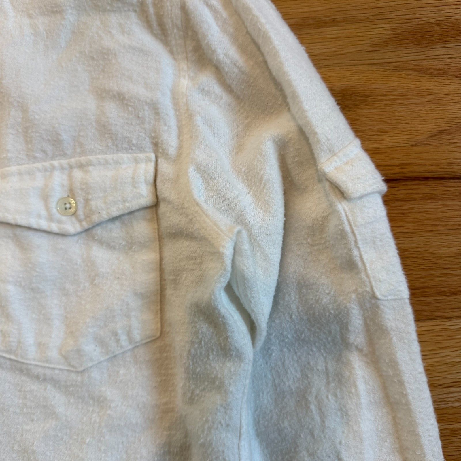 Fragment Design × Vanquish Vanquish Japan White Cotton Slub Button Up Shirt Size US S / EU 44-46 / 1 - 7 Thumbnail