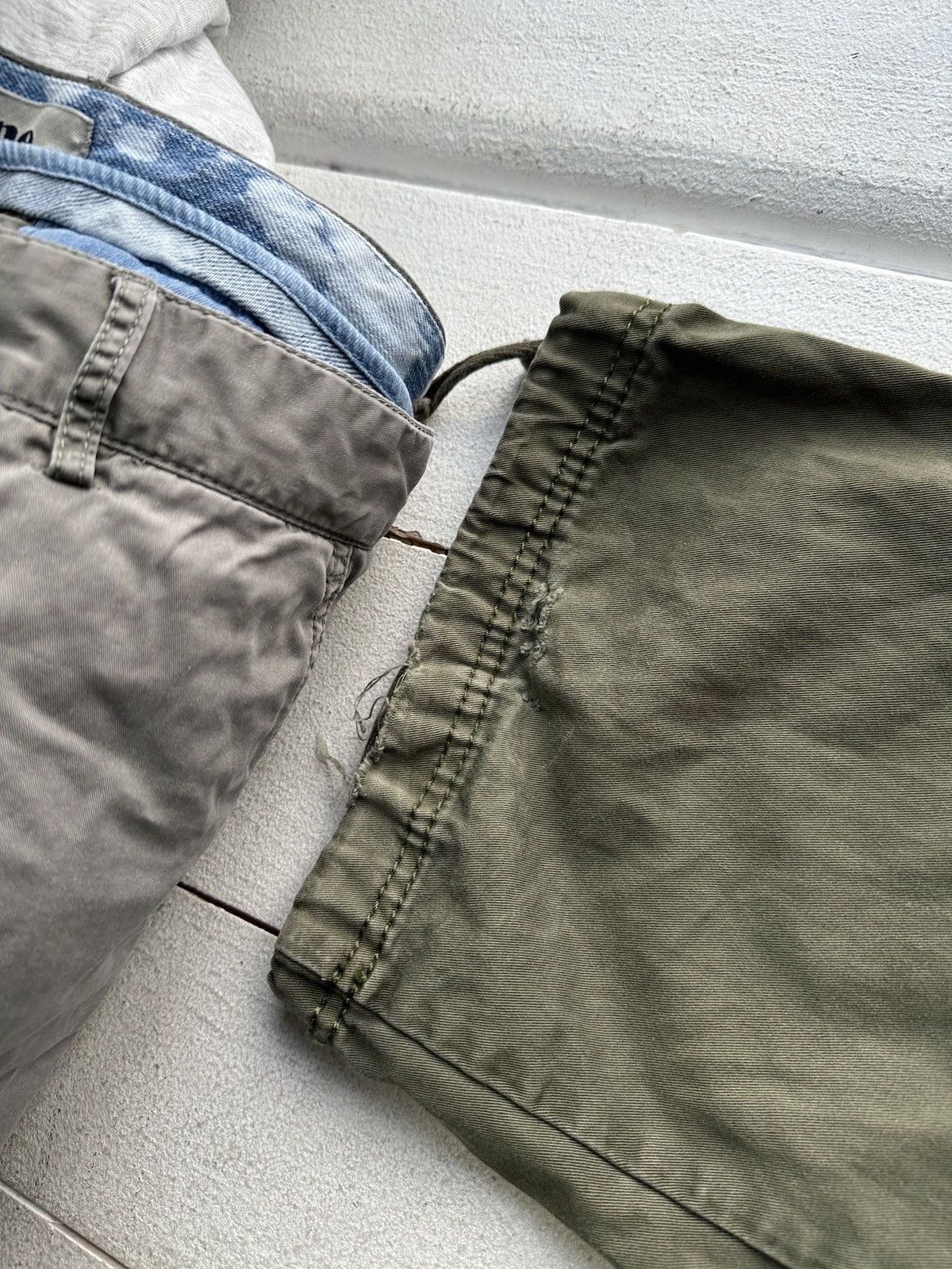 Other 🚨RARE 90s MULTIPOCKET Stone Wash OLIVE GREEN Jeans Mens 30 Size US 30 / EU 46 - 14 Thumbnail