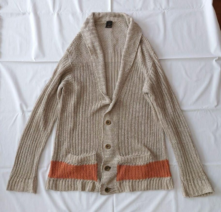 Kapital Striped Knit Cardigan Size US L / EU 52-54 / 3 - 1 Thumbnail