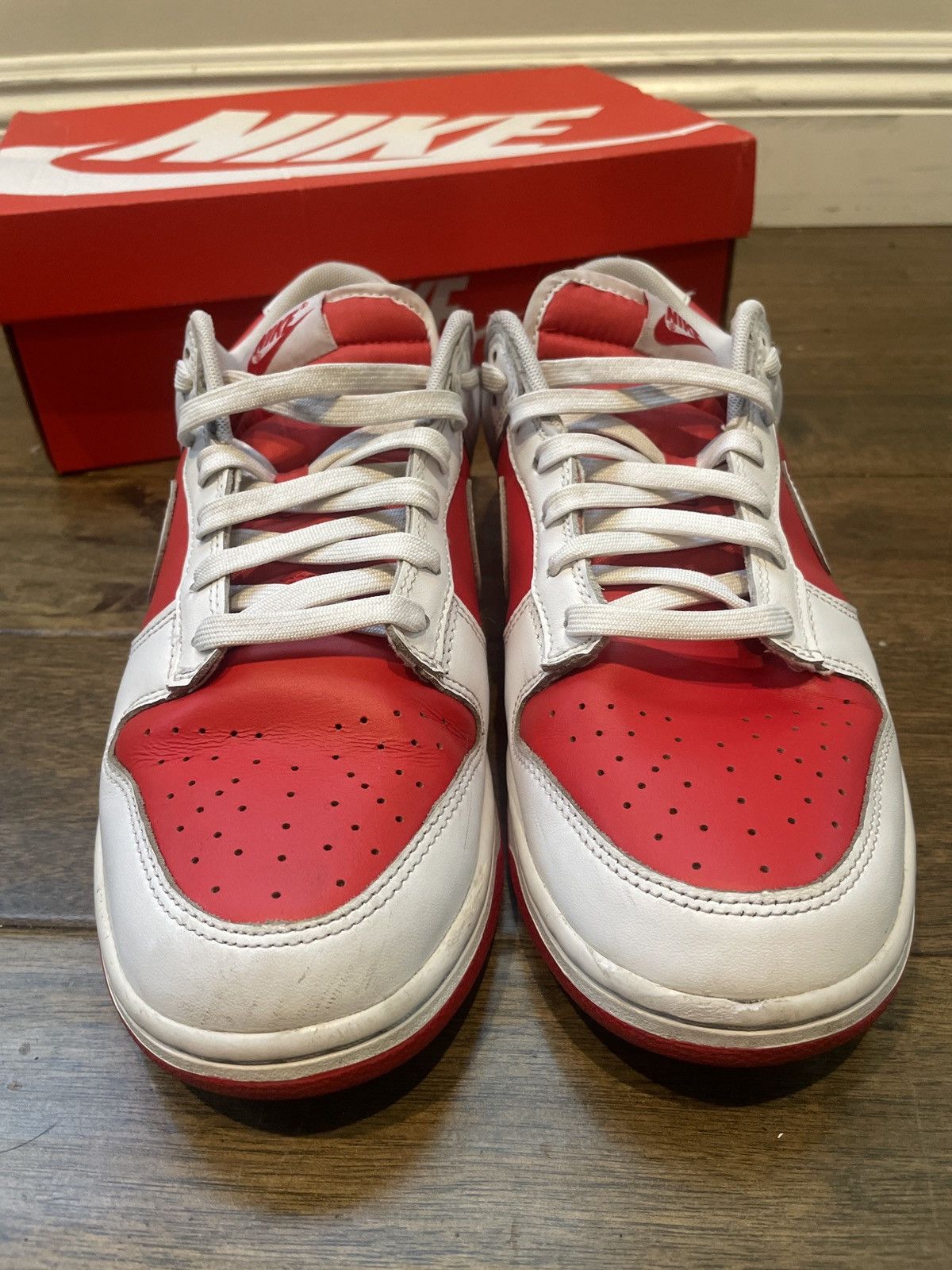 Nike Nike dunk low Championship Red Size US 10.5 / EU 43-44 - 6 Thumbnail