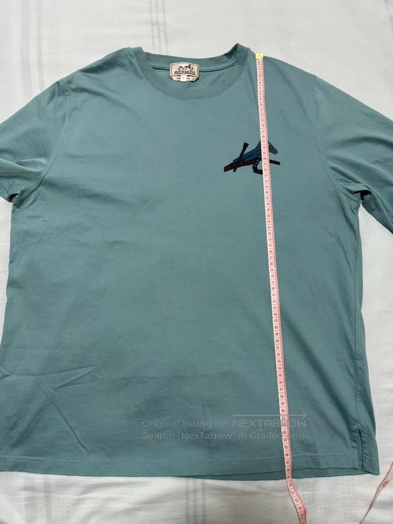 Hermes Hermes Knitted short-sleeved shirt Size US L / EU 52-54 / 3 - 5 Thumbnail
