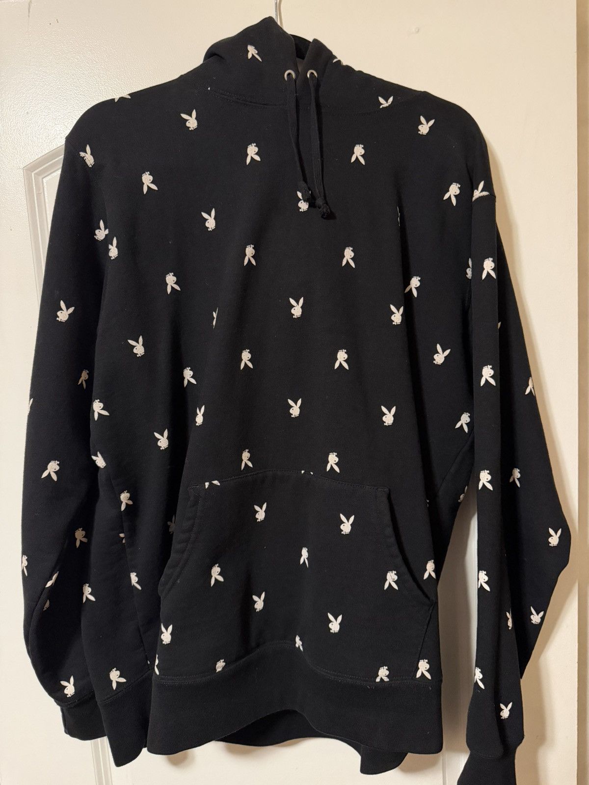 Playboy × Supreme Supreme Playboy Hoodie FW15 Black Size Large Size US L / EU 52-54 / 3 - 1 Thumbnail