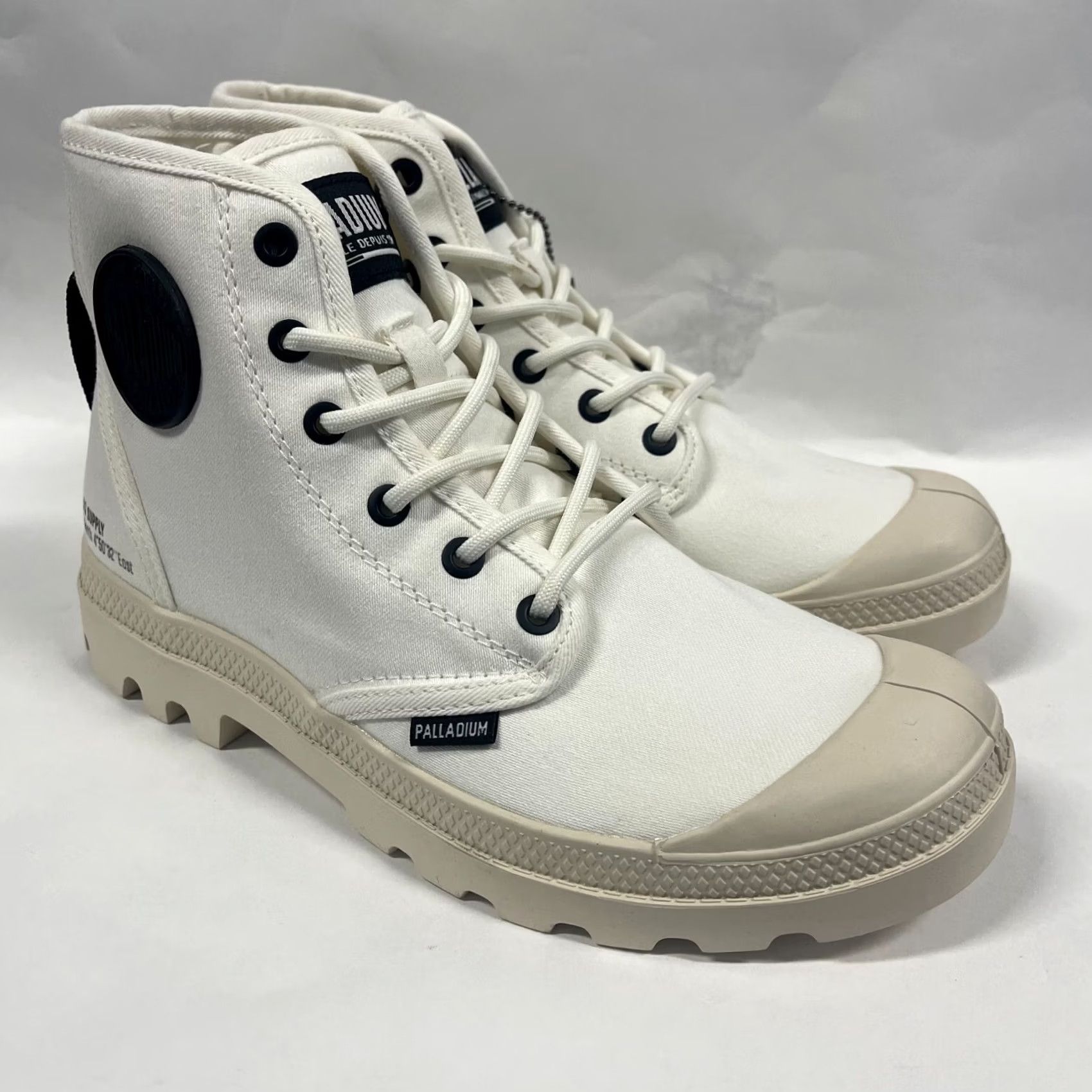 Palladium Palladium Boots Womens 6.5 White Pampa HI HTG Supply Combat Canvas Size US 7 / IT 37 - 2 Thumbnail