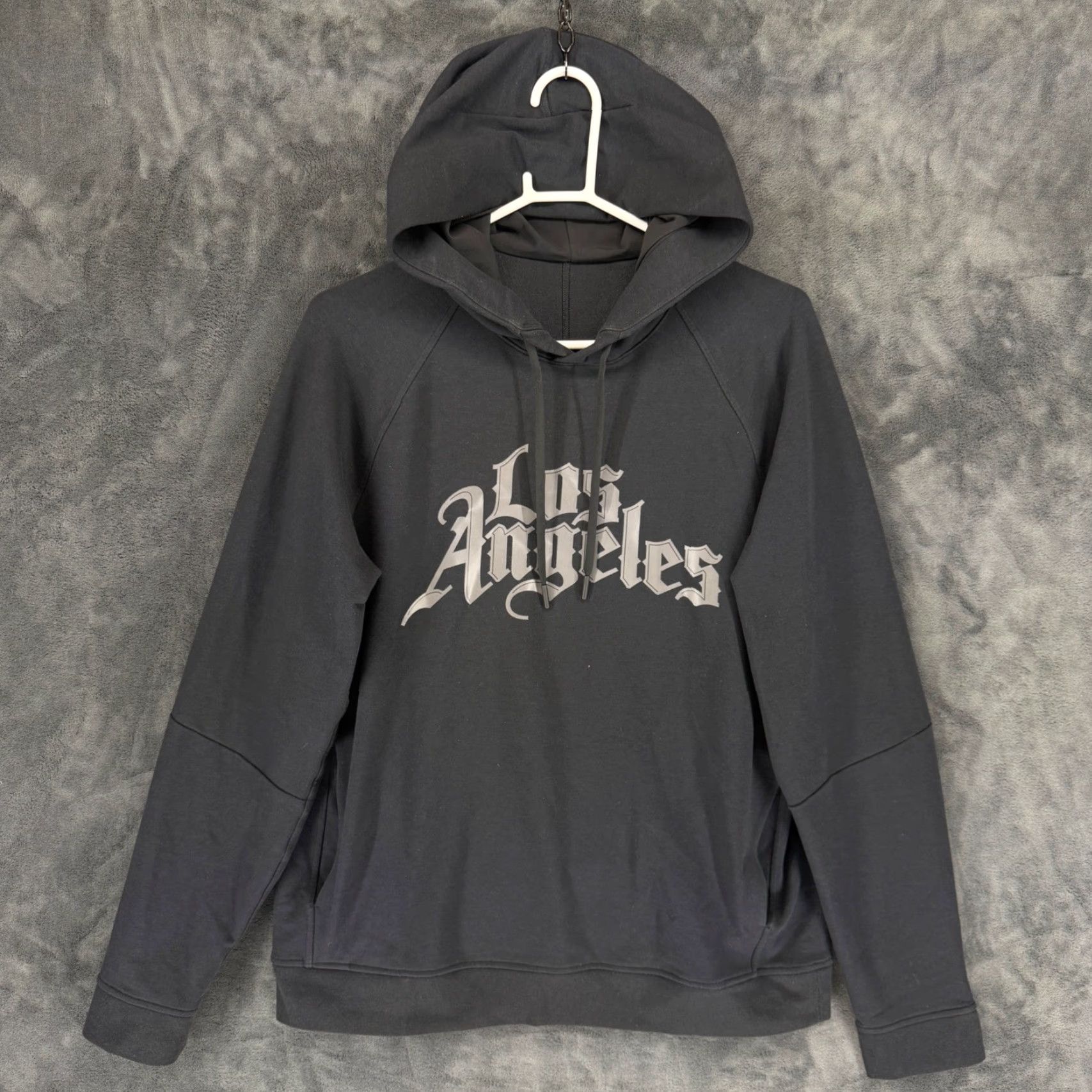 Lululemon Lululemon City Sweat Pullover Hoodie Black Mens L Graphic Los Angeles Logo Pocket Size US L / EU 52-54 / 3 - 2 Thumbnail