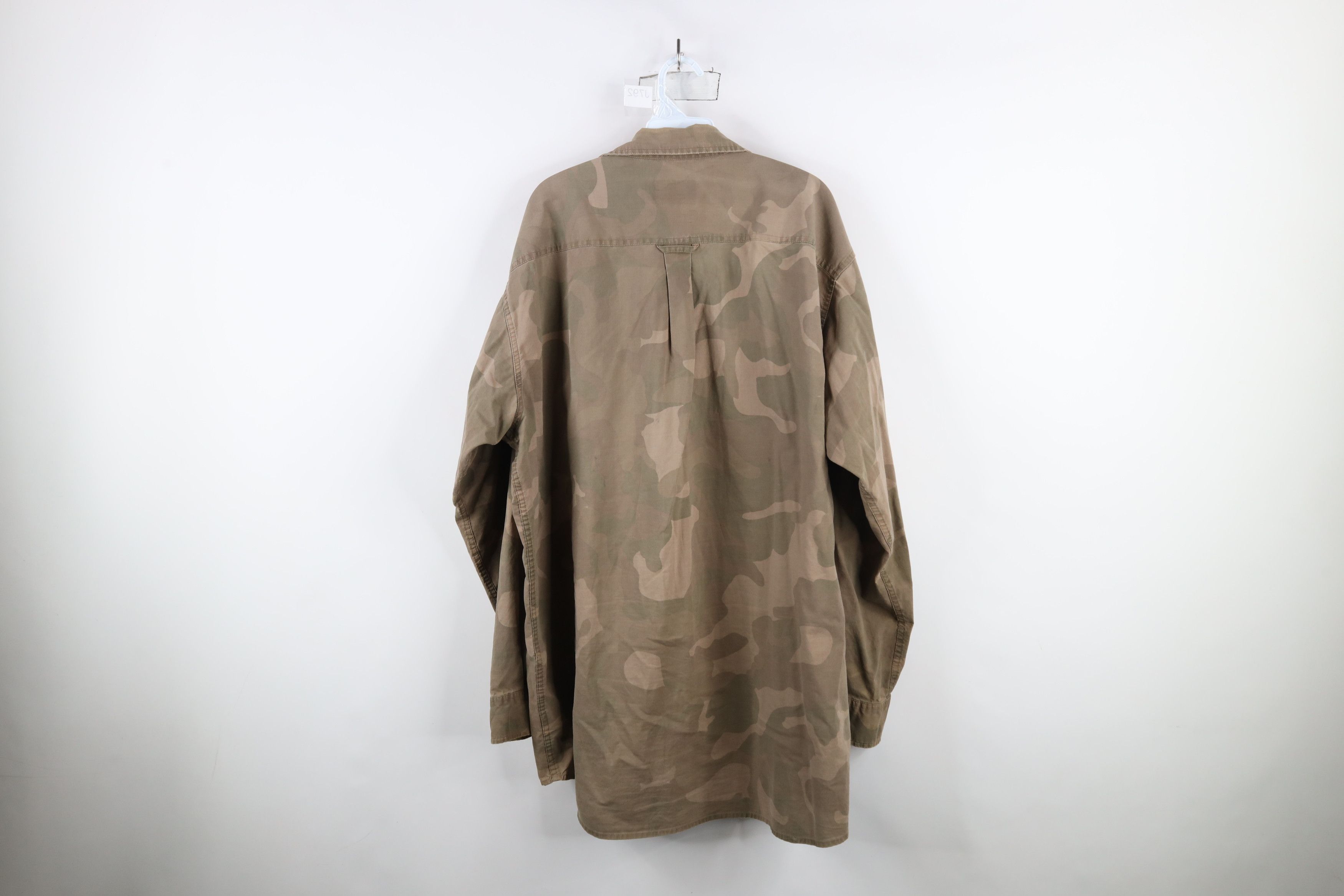 Vintage Vintage 90s Y2K Streetwear Camouflage Collared Button Shirt Size US XXL / EU 58 / 5 - 15 Thumbnail